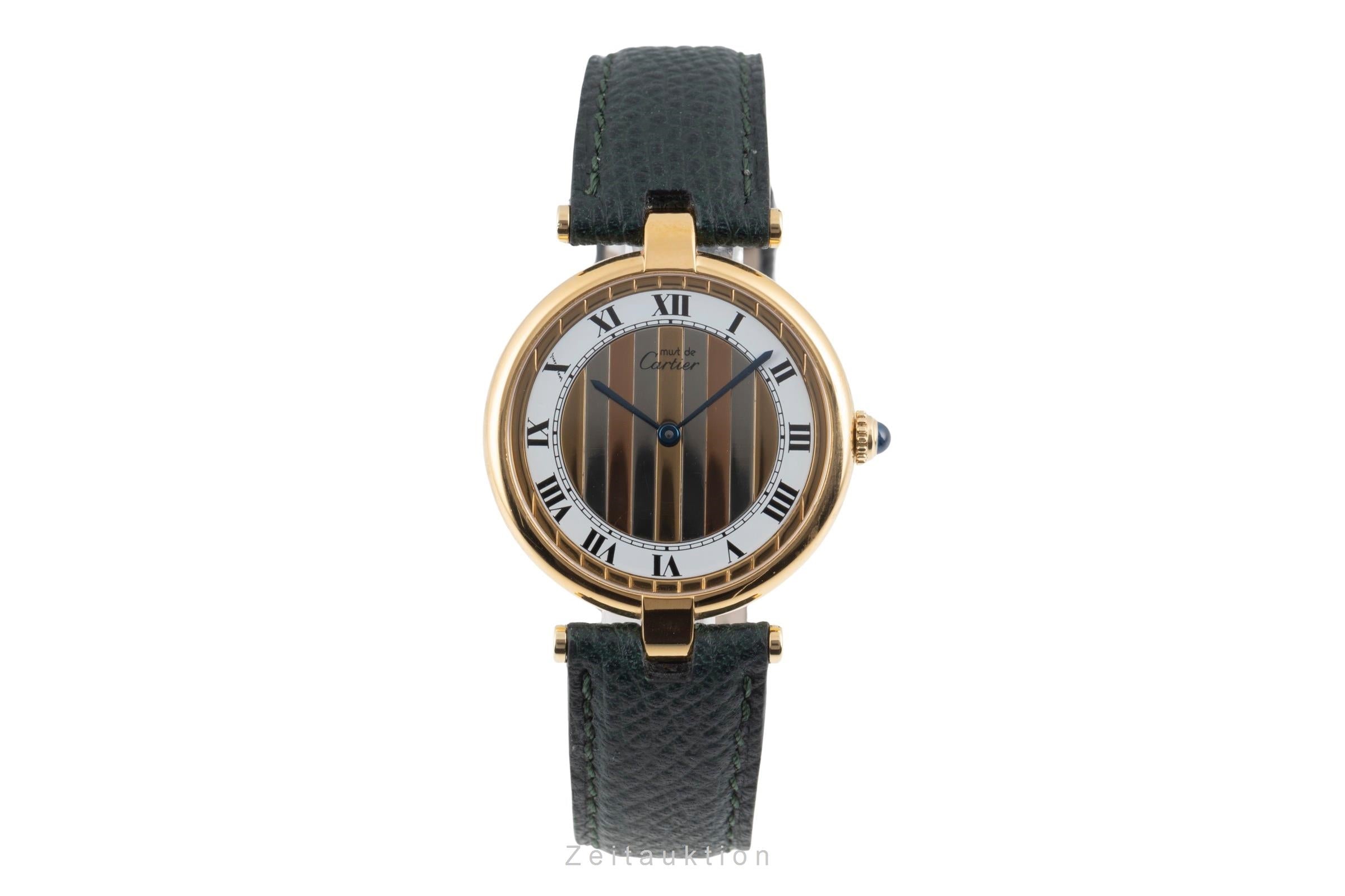 Cartier Vermeil argento dorato quarzo unisex 590003  [2506824]