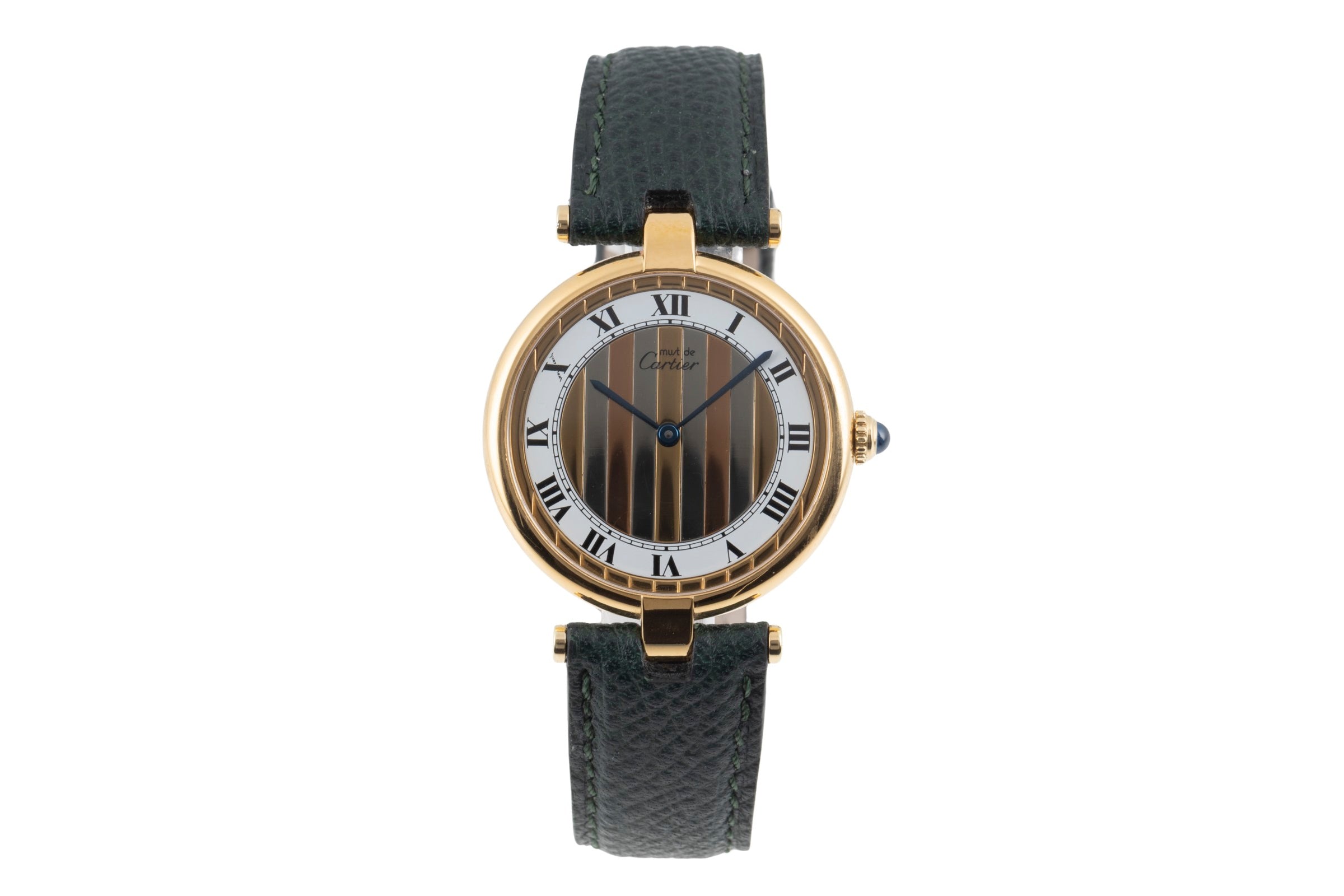 Cartier Vendome LC GM Vermeil 925 Silber "Trinity Dial" Medium Size Ref. 590003 [2506824]