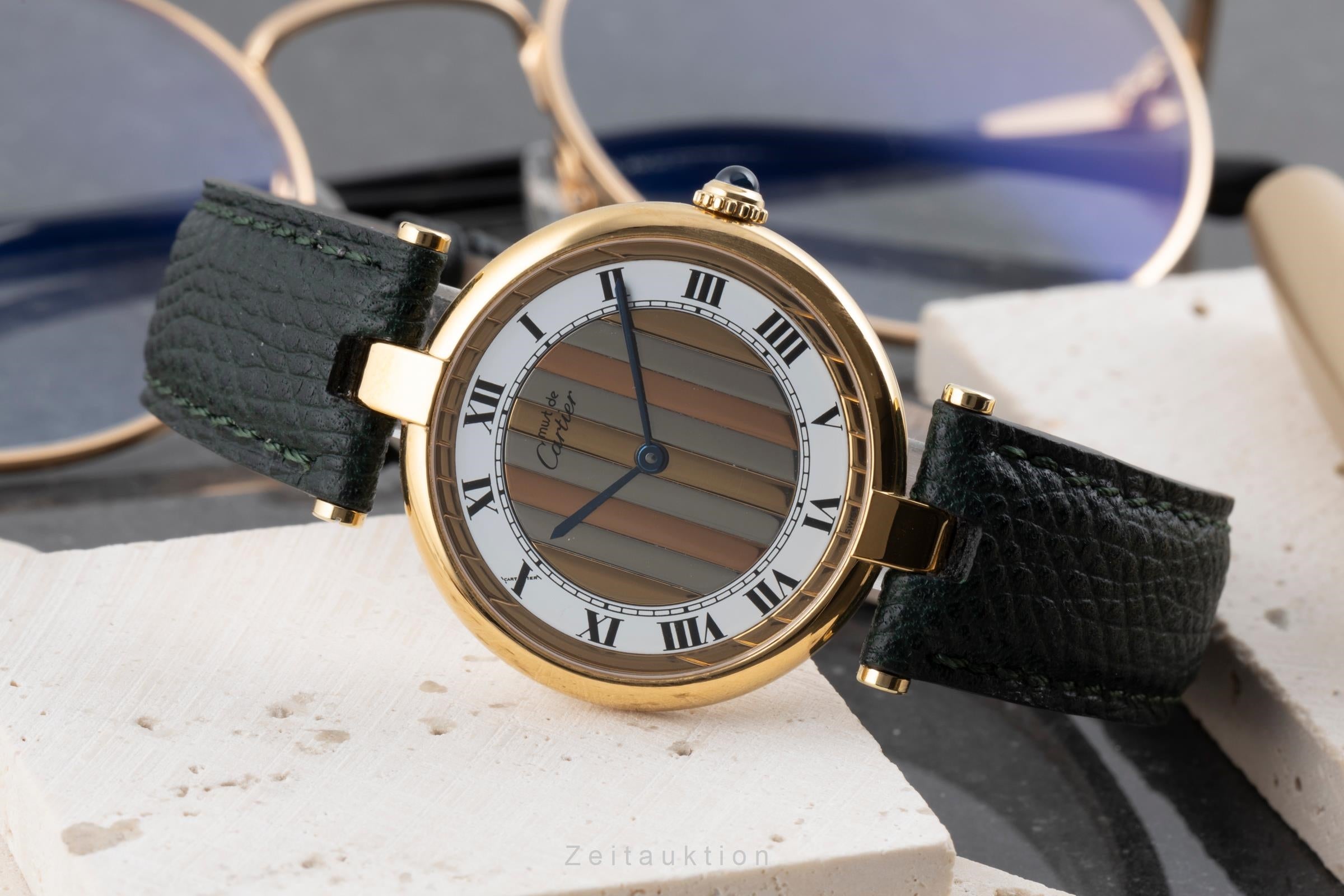 Cartier Vermeil argento dorato quarzo unisex 590003  [2506824]