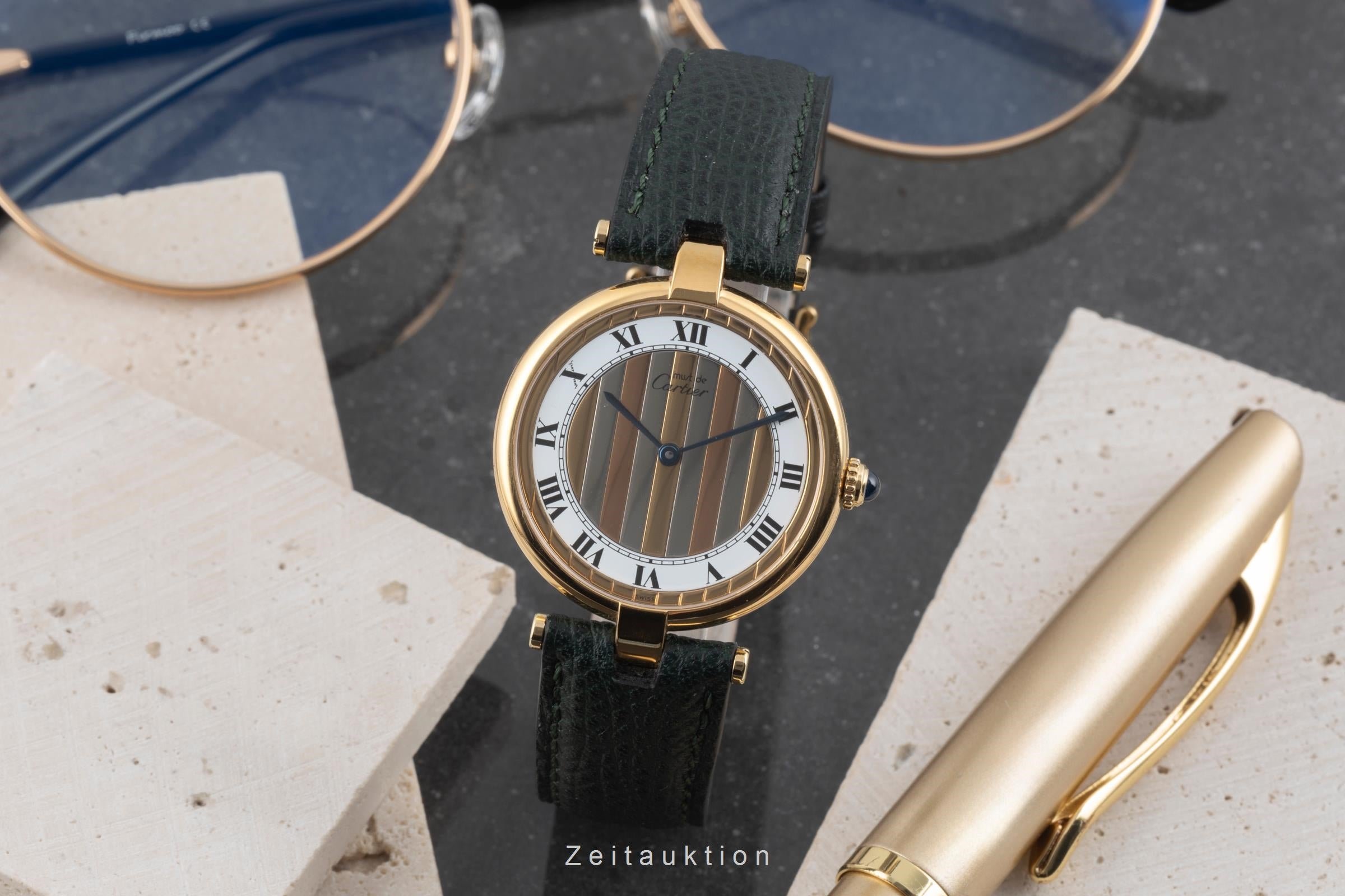 Cartier Vermeil argento dorato quarzo unisex 590003  [2506824]