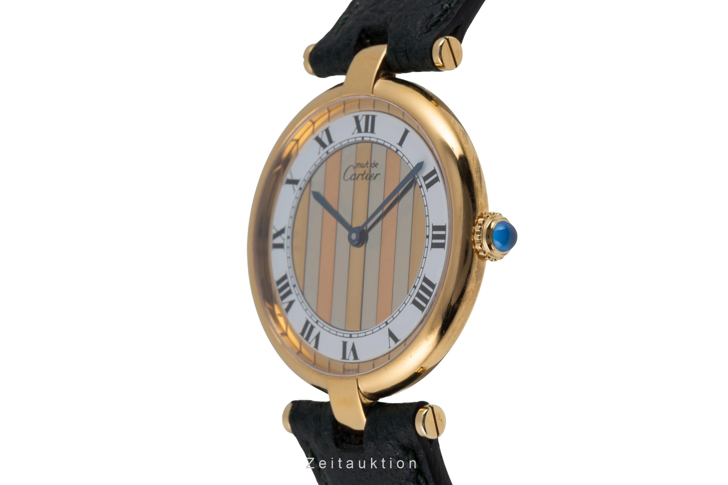 Cartier Vermeil argento dorato quarzo unisex 590003  [2506824]