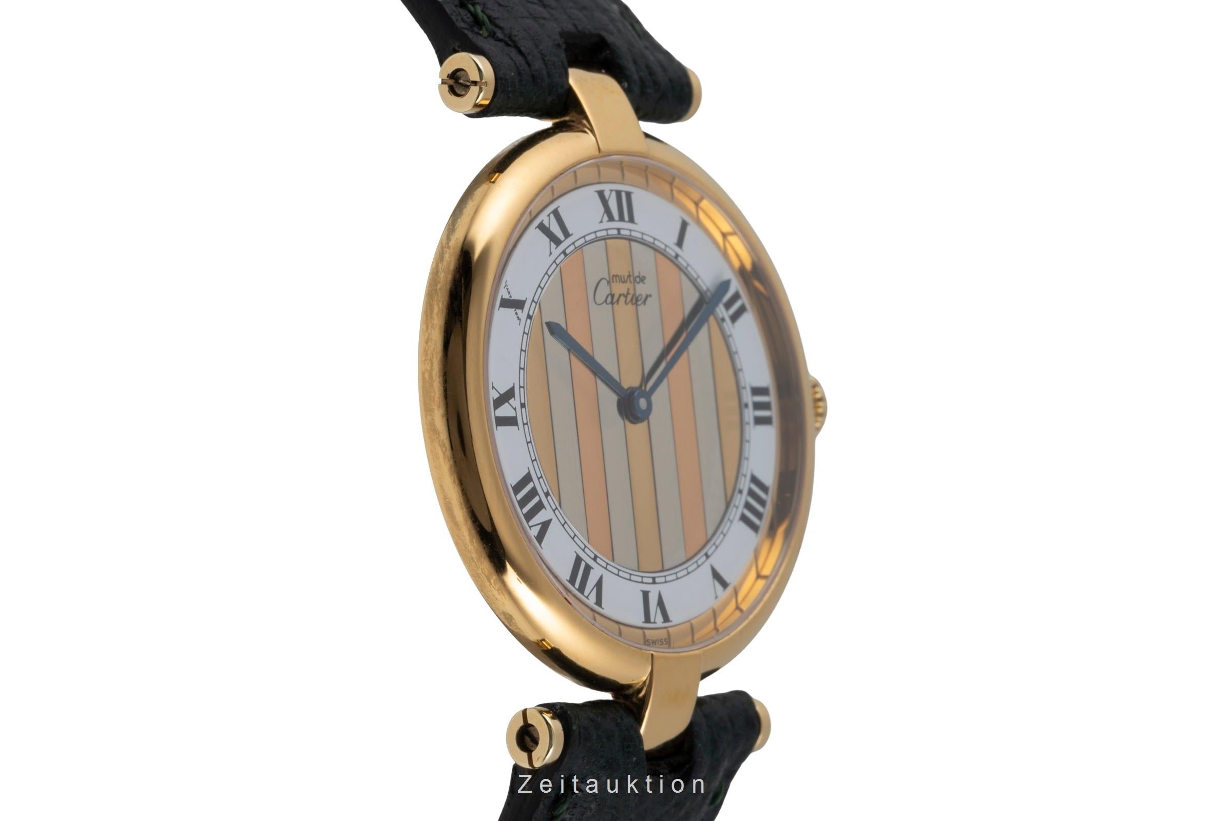 Cartier Vermeil argento dorato quarzo unisex 590003  [2506824]