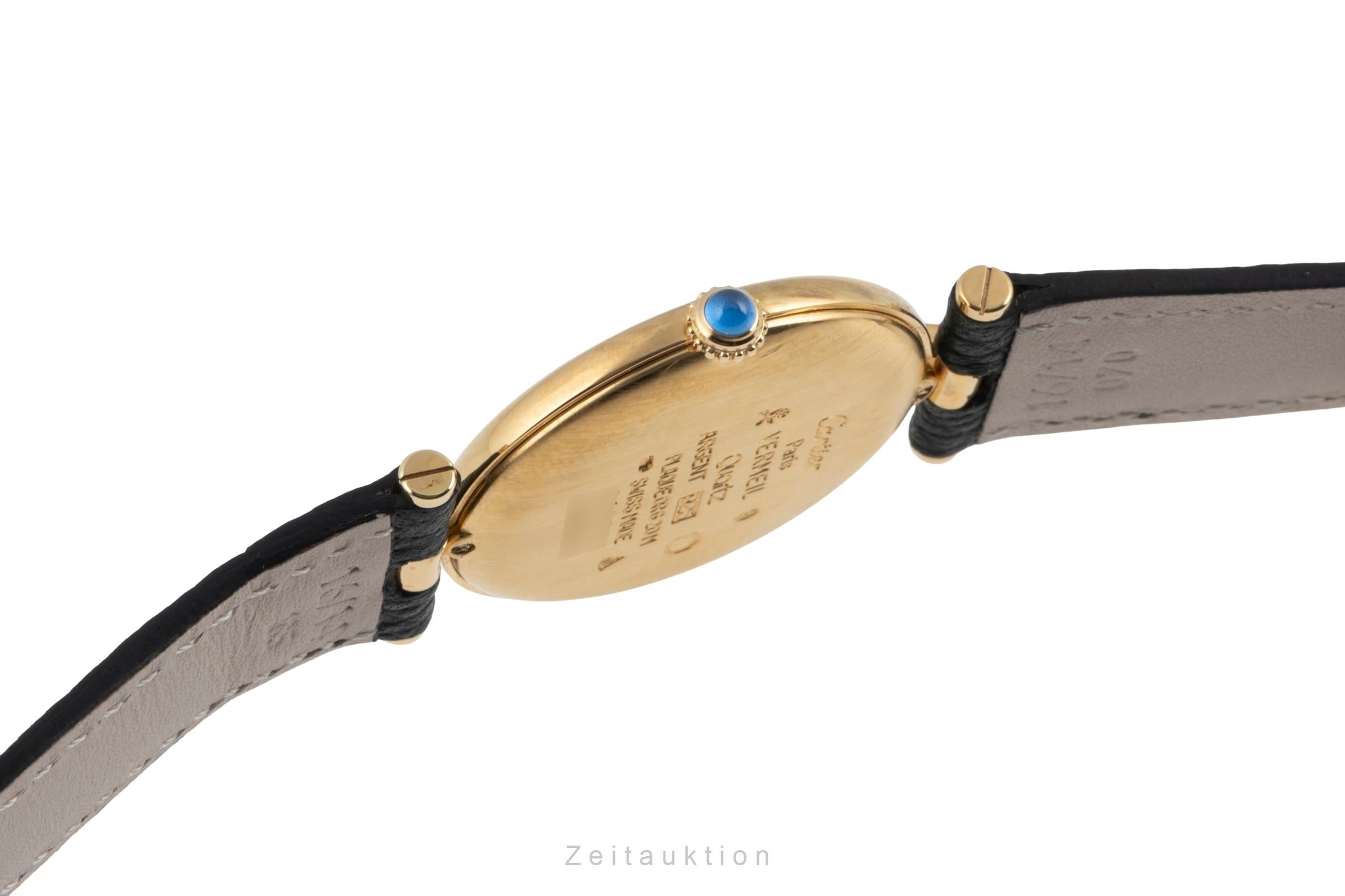 Cartier Vermeil argento dorato quarzo unisex 590003  [2506824]