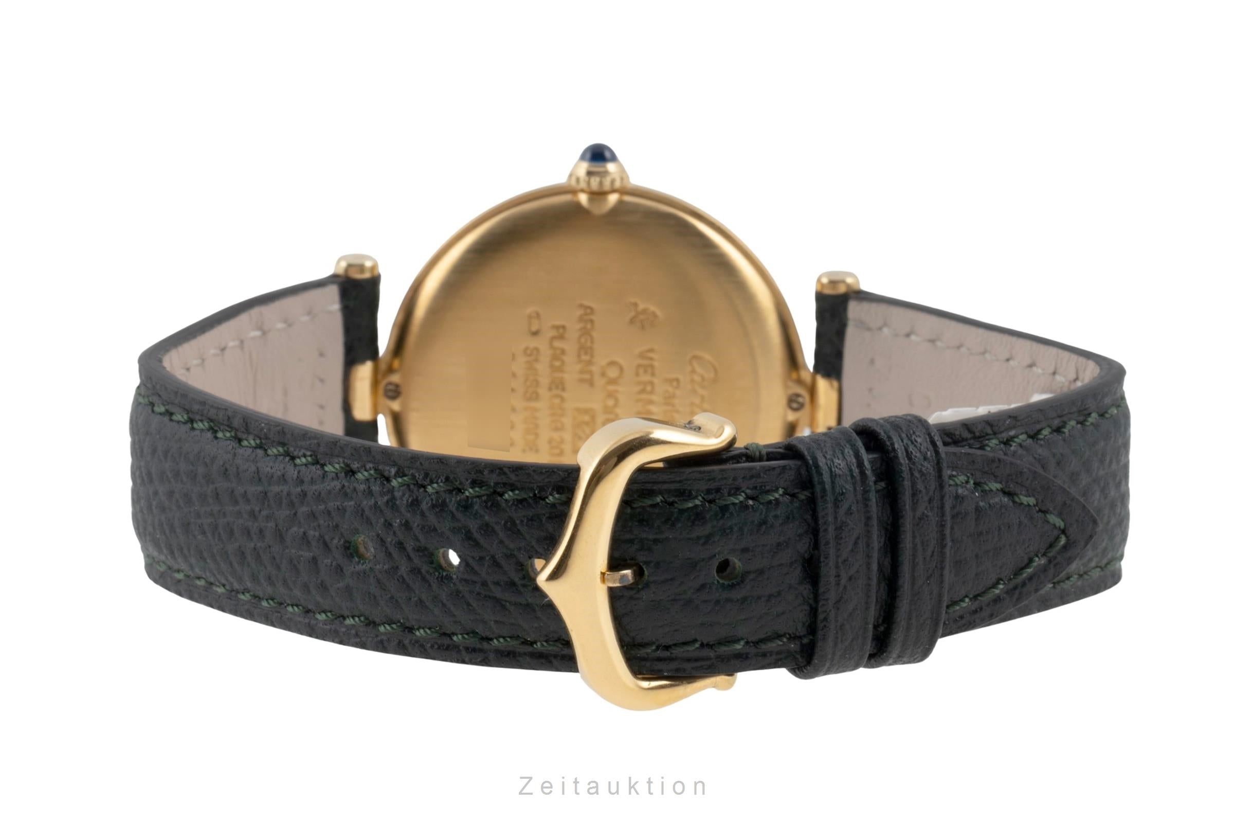 Cartier Vermeil argento dorato quarzo unisex 590003  [2506824]