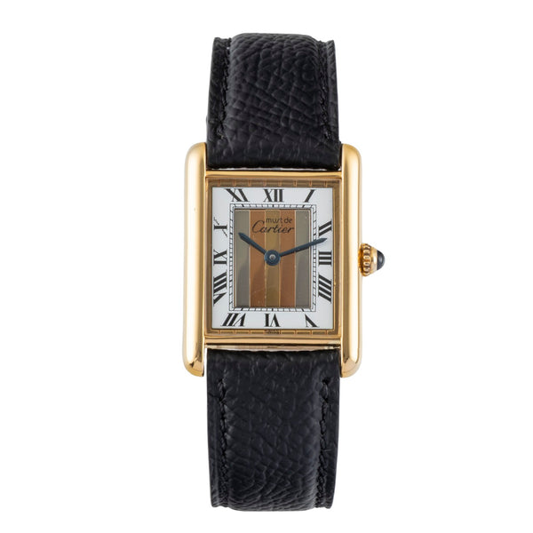 Cartier Vermeil argento dorato quarzo orologio da donna 590005  [2506826]