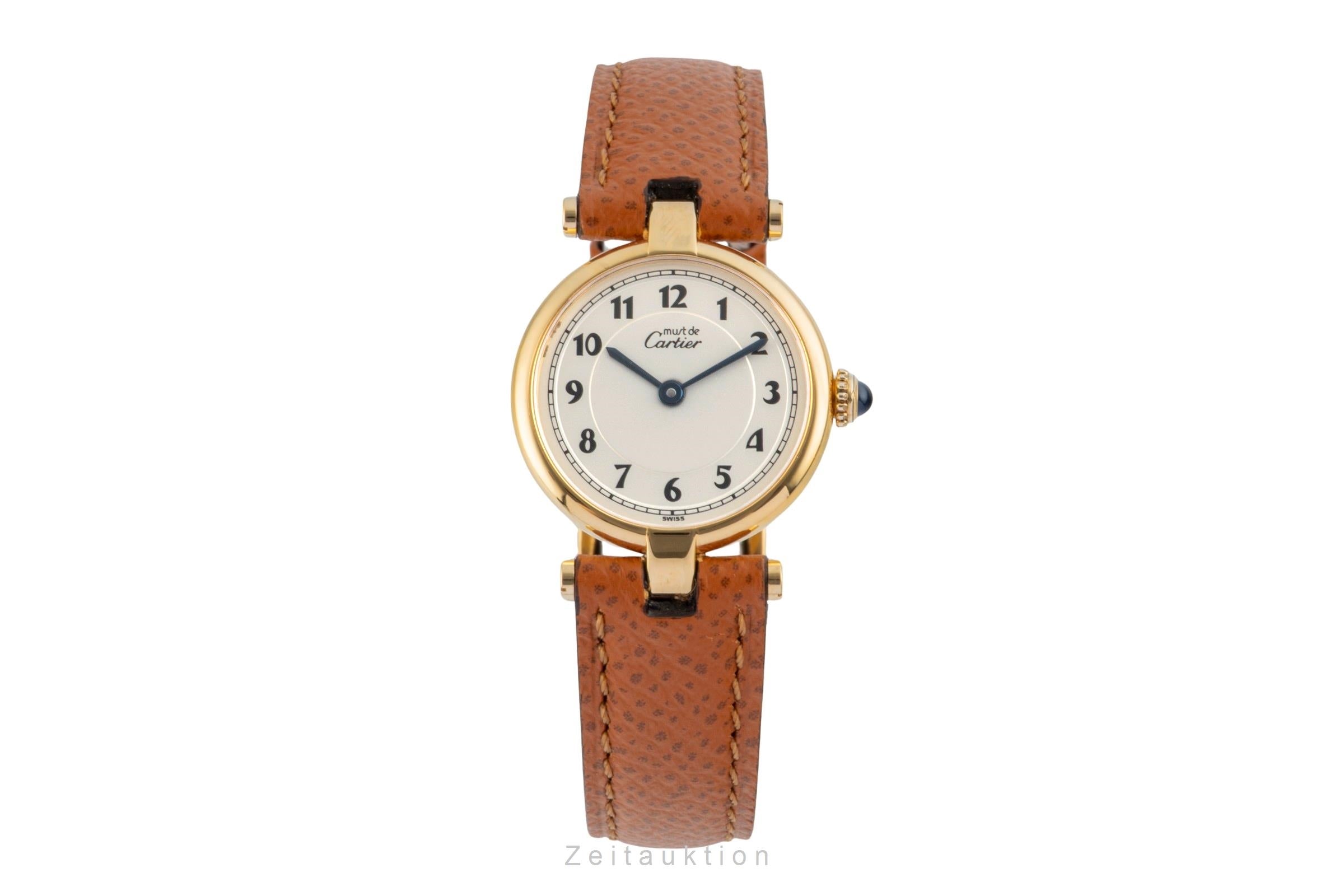 Cartier Vermeil silver-gilt quartz Kal. 90 Ref. W1005354, 590004