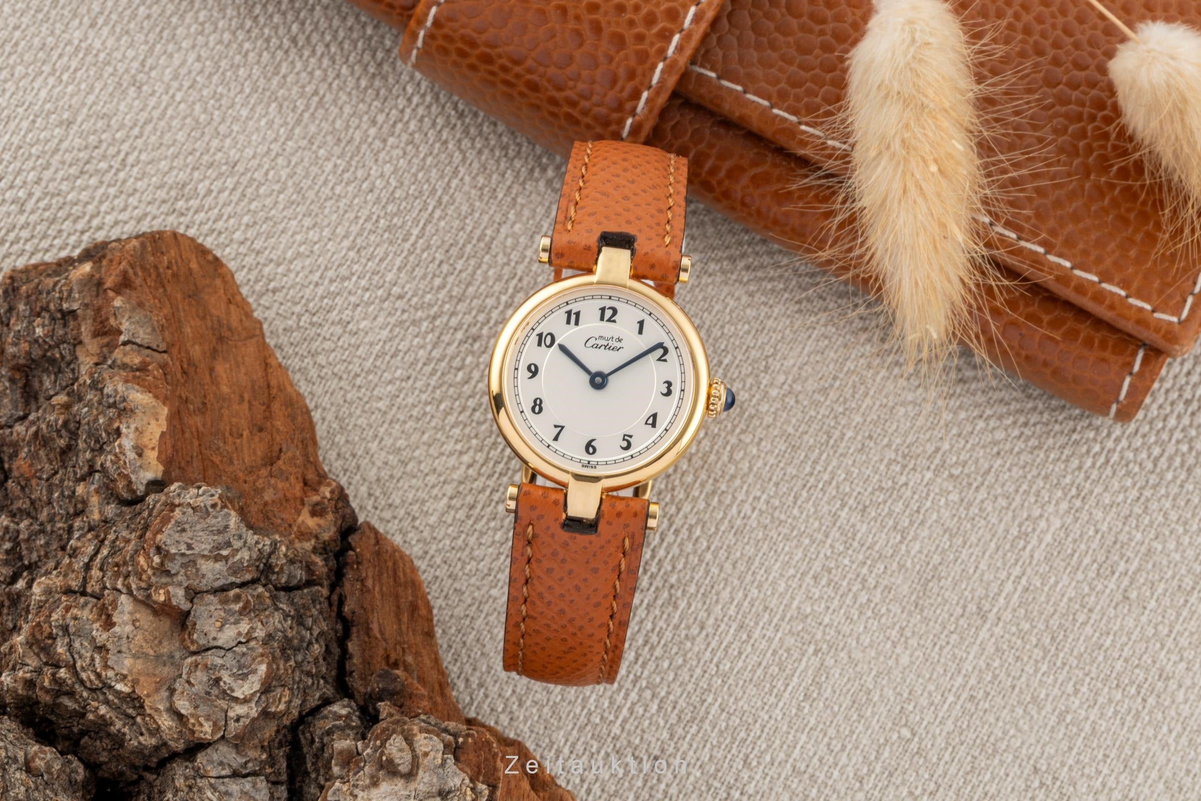 Cartier Vermeil silver-gilt quartz Kal. 90 Ref. W1005354, 590004