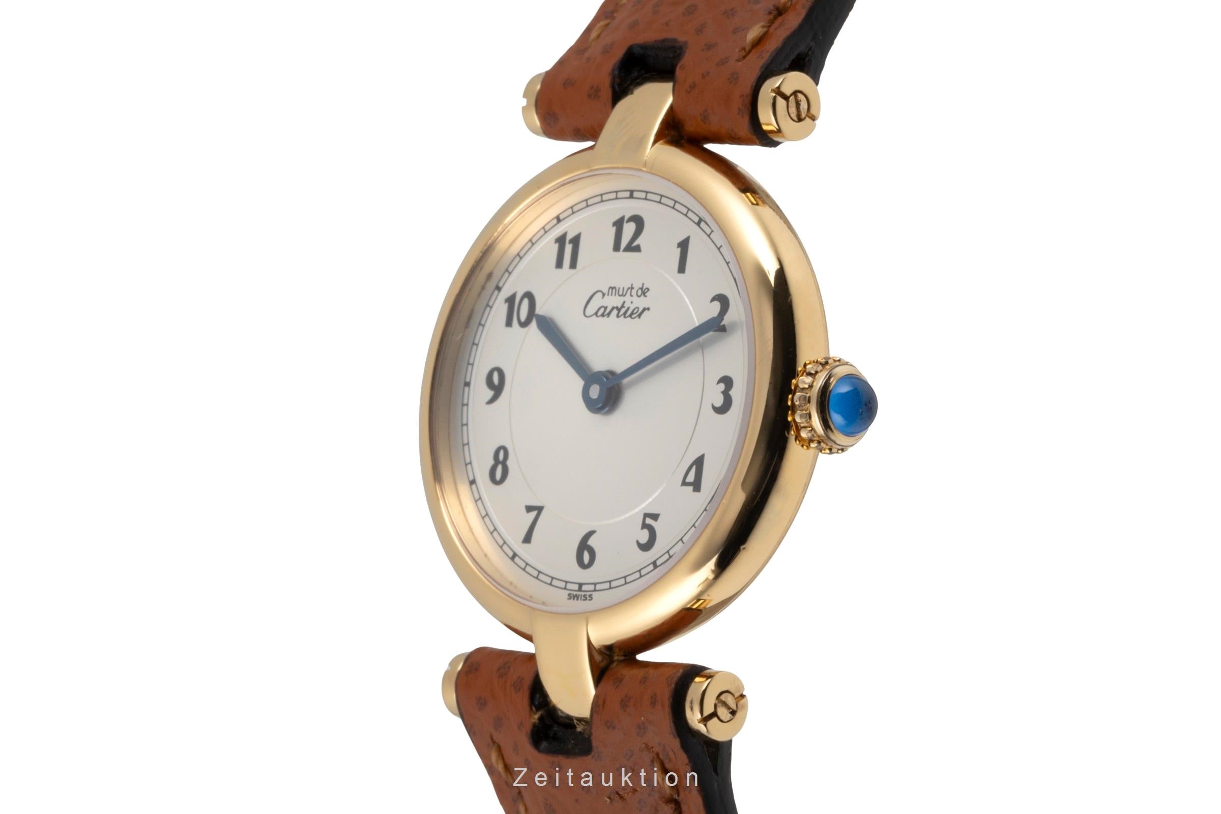 Cartier must Vendome Louis Cartier SM Vermeil 925 Silber Ref. W1005354  [2506828]