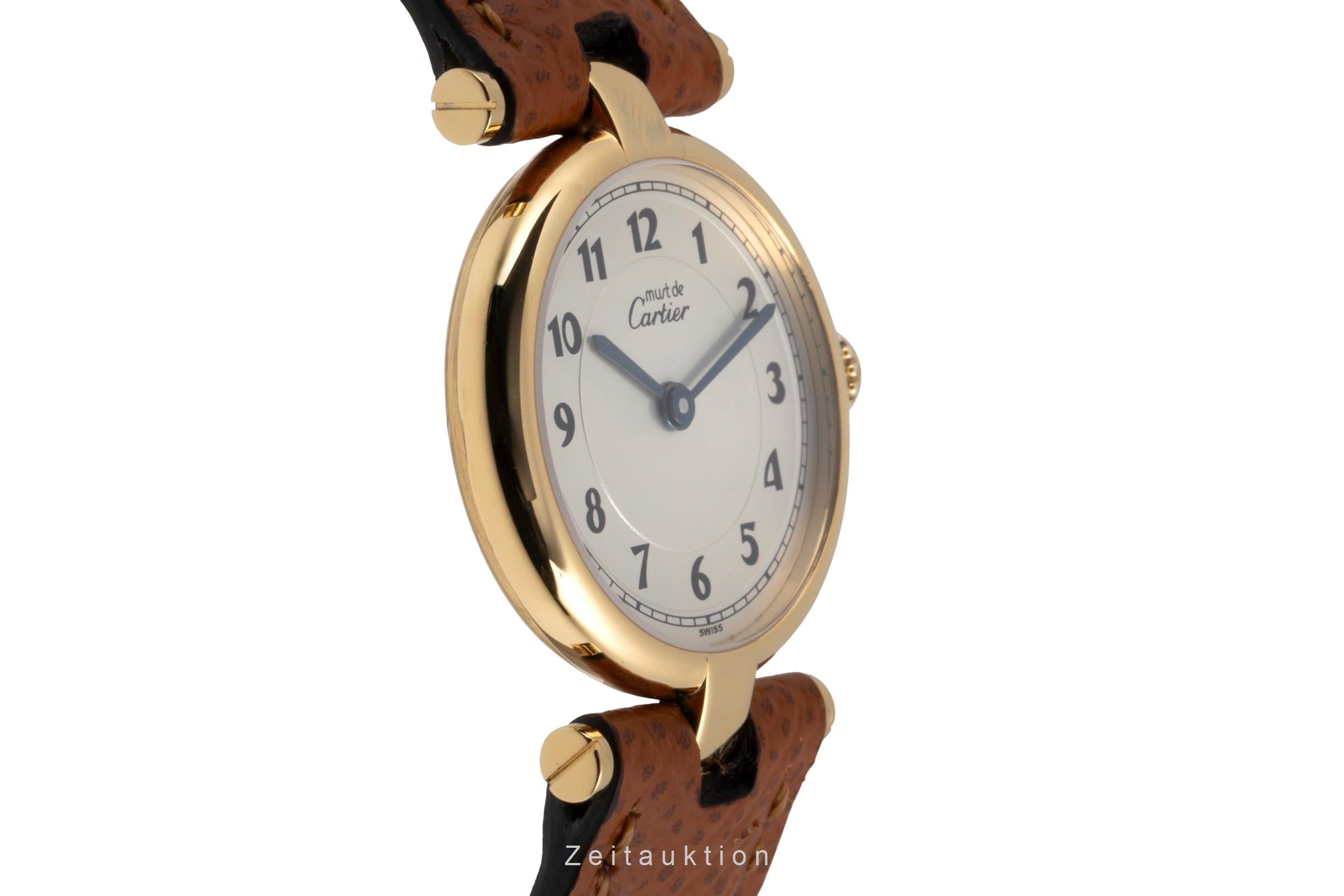 Cartier must Vendome Louis Cartier SM Vermeil 925 Silber Ref. W1005354  [2506828]