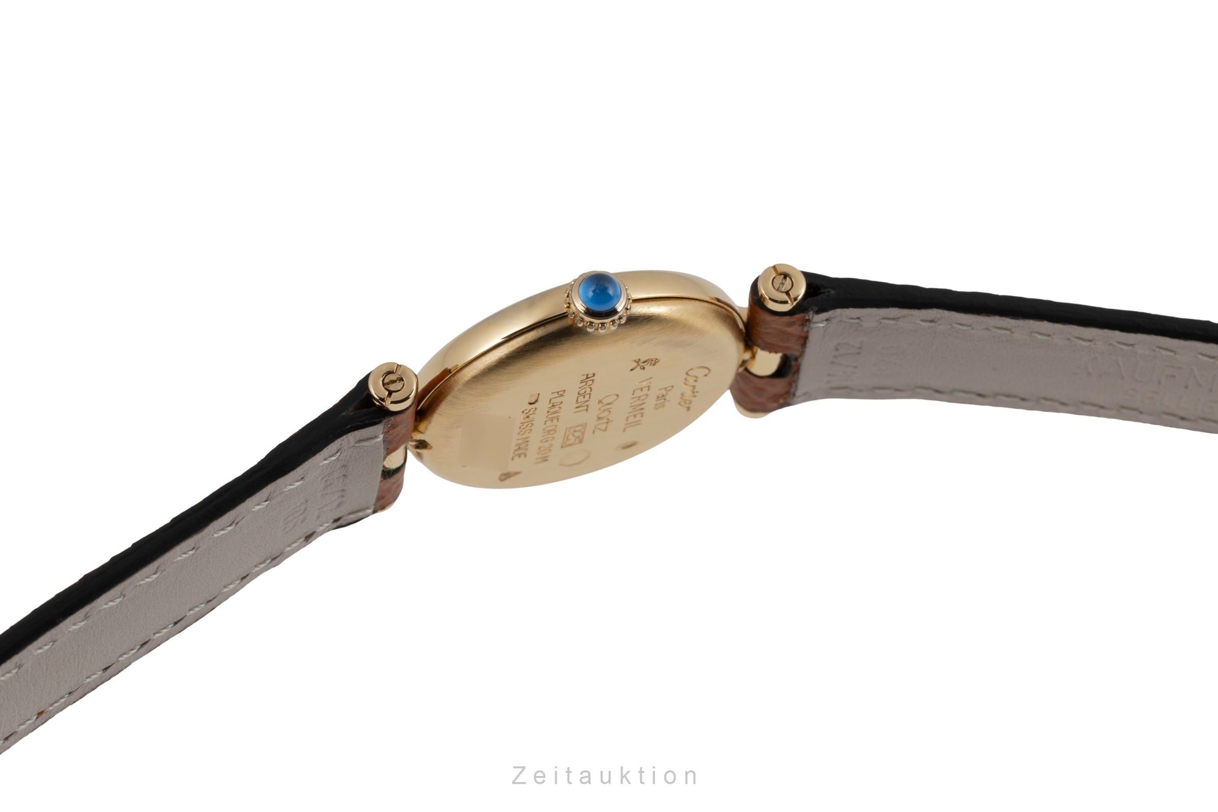 Cartier must Vendome Louis Cartier SM Vermeil 925 Silber Ref. W1005354  [2506828]