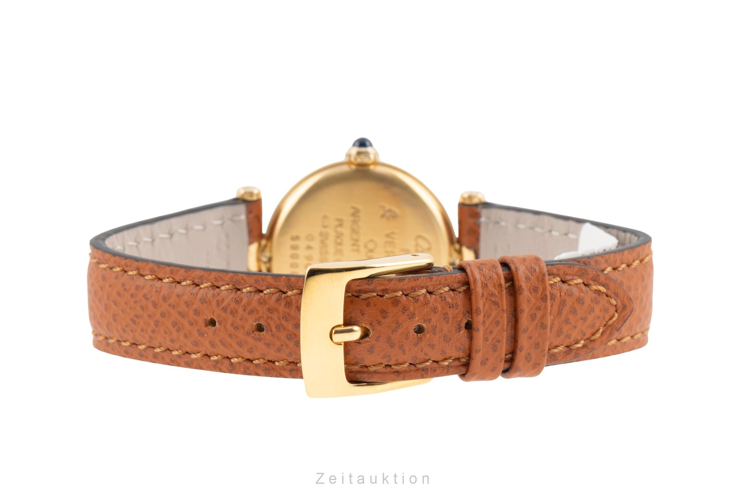 Cartier must Vendome Louis Cartier SM Vermeil 925 Silber Ref. W1005354  [2506828]