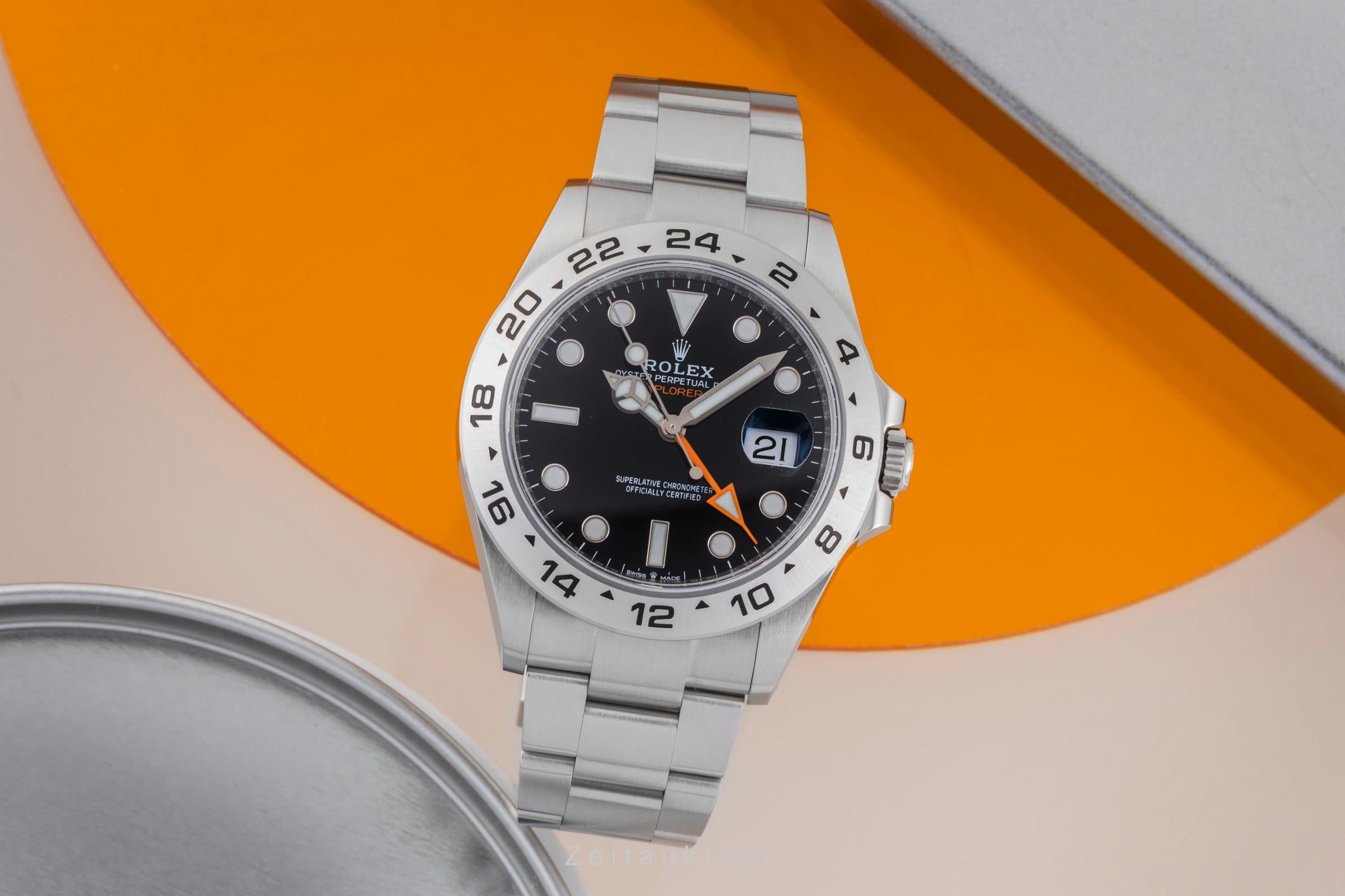 Rolex Explorer II Automatik Edelstahl Herrenuhr Ref. 226570 Box & Papiere 2024 [2506830]