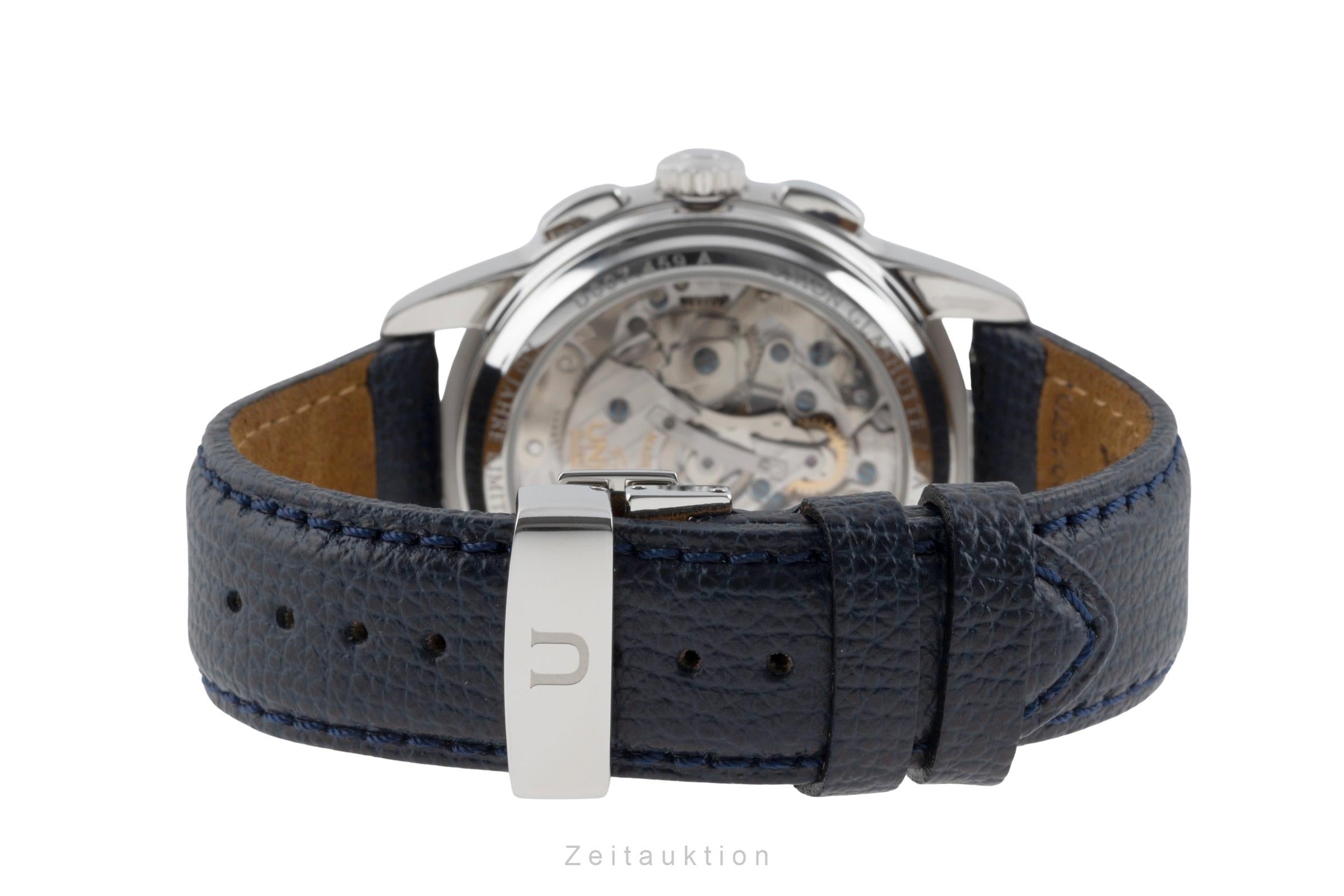 Union Glashütte 1893 chronograph steel manual winding men's watch D007.459.16.032.09 Limited  [2506831]