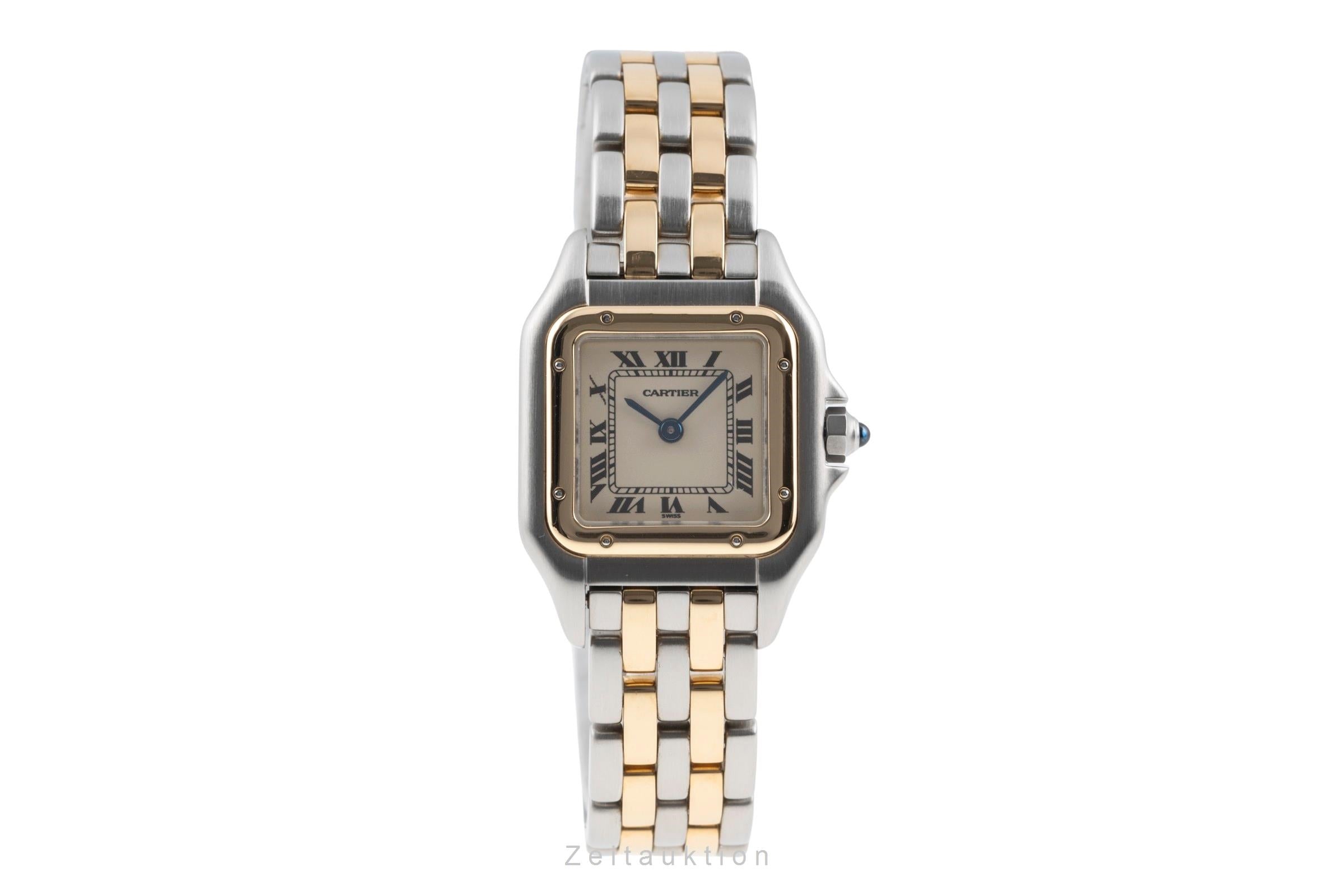 Cartier Panthere acier / or  quartz montre pour femmes W25029B6  [2506836]