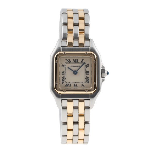 Cartier Panthere acier / or  quartz montre pour femmes W25029B6  [2506836]