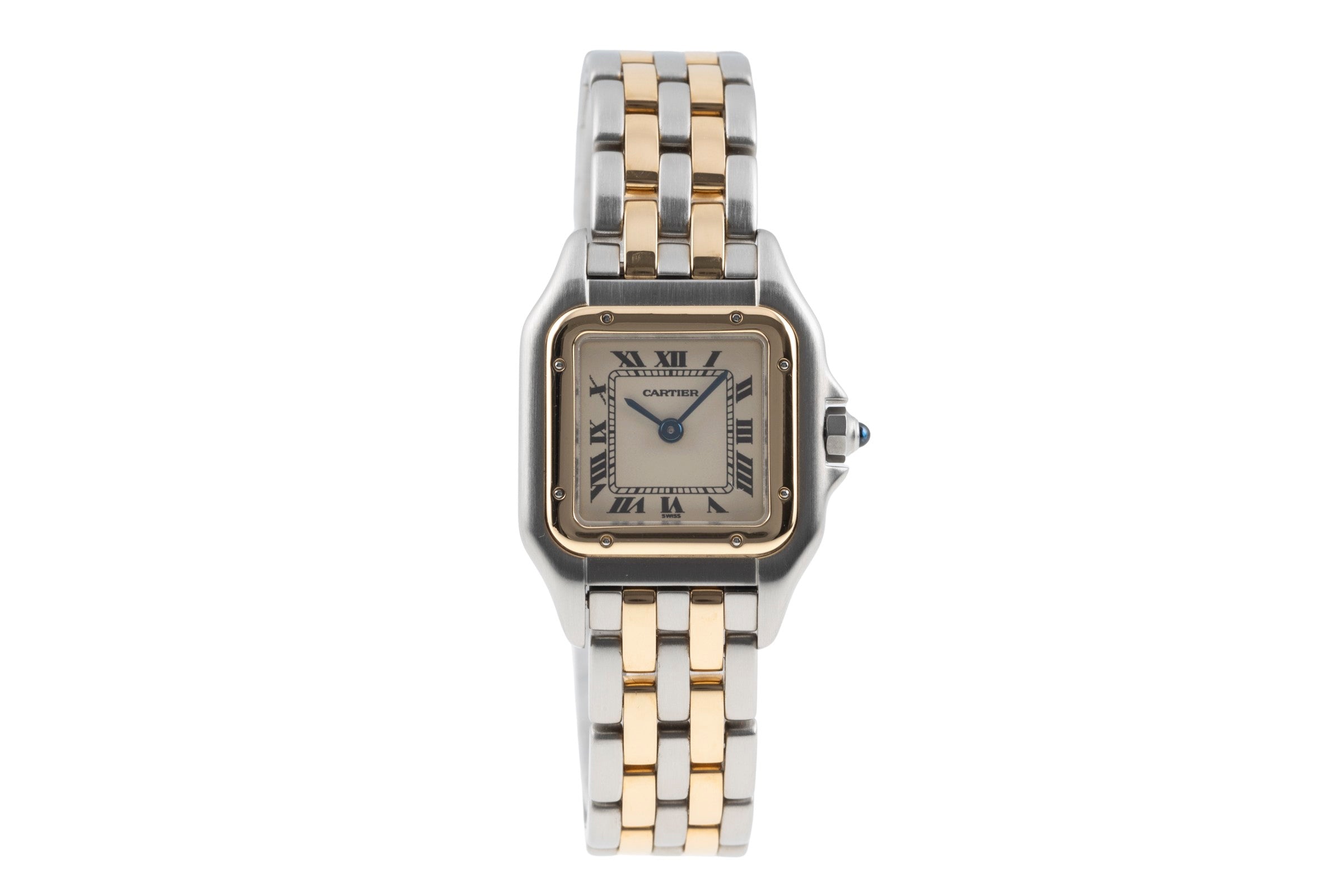 Cartier Panthere acier / or  quartz montre pour femmes W25029B6  [2506836]