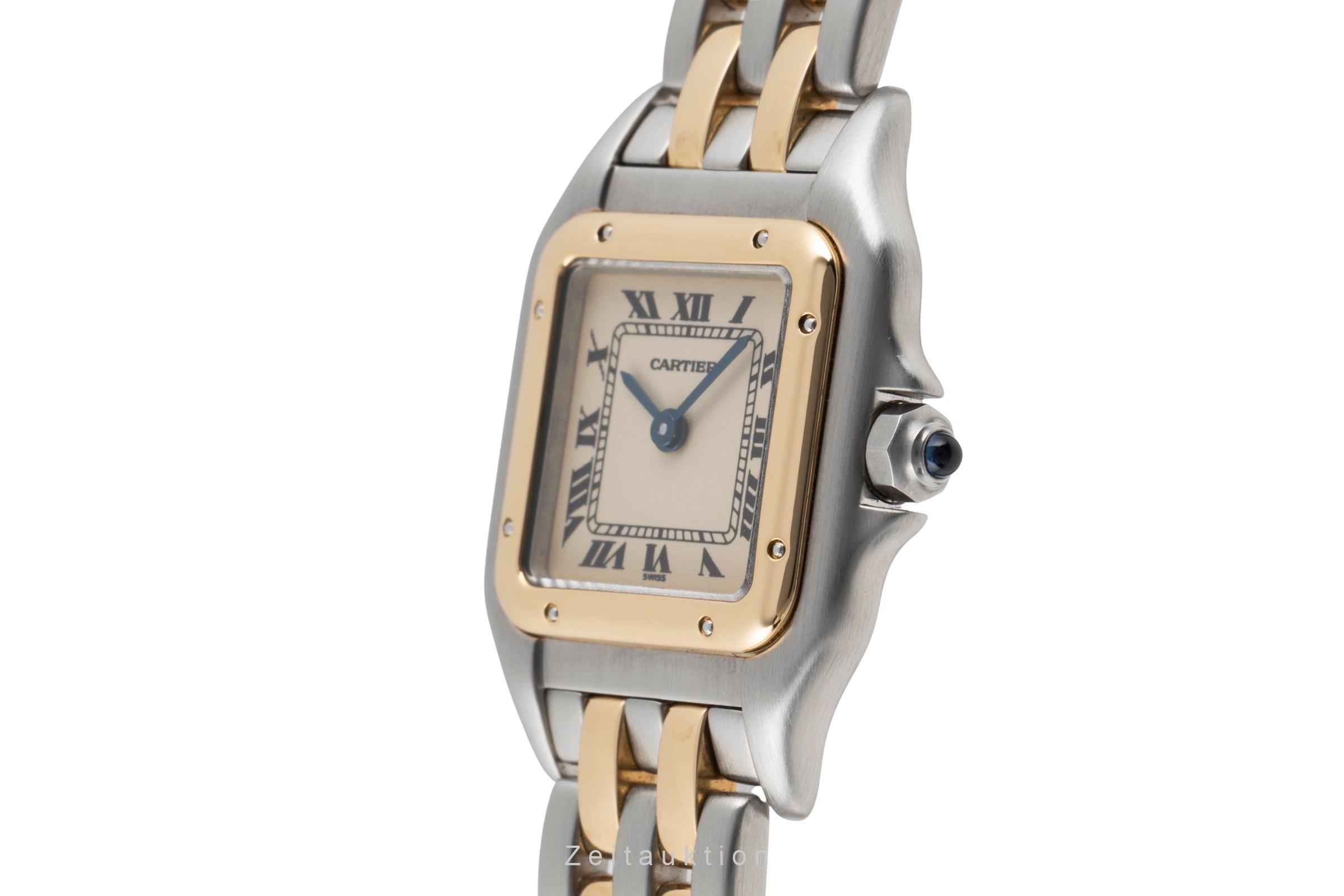 Cartier Panthere acier / or  quartz montre pour femmes W25029B6  [2506836]
