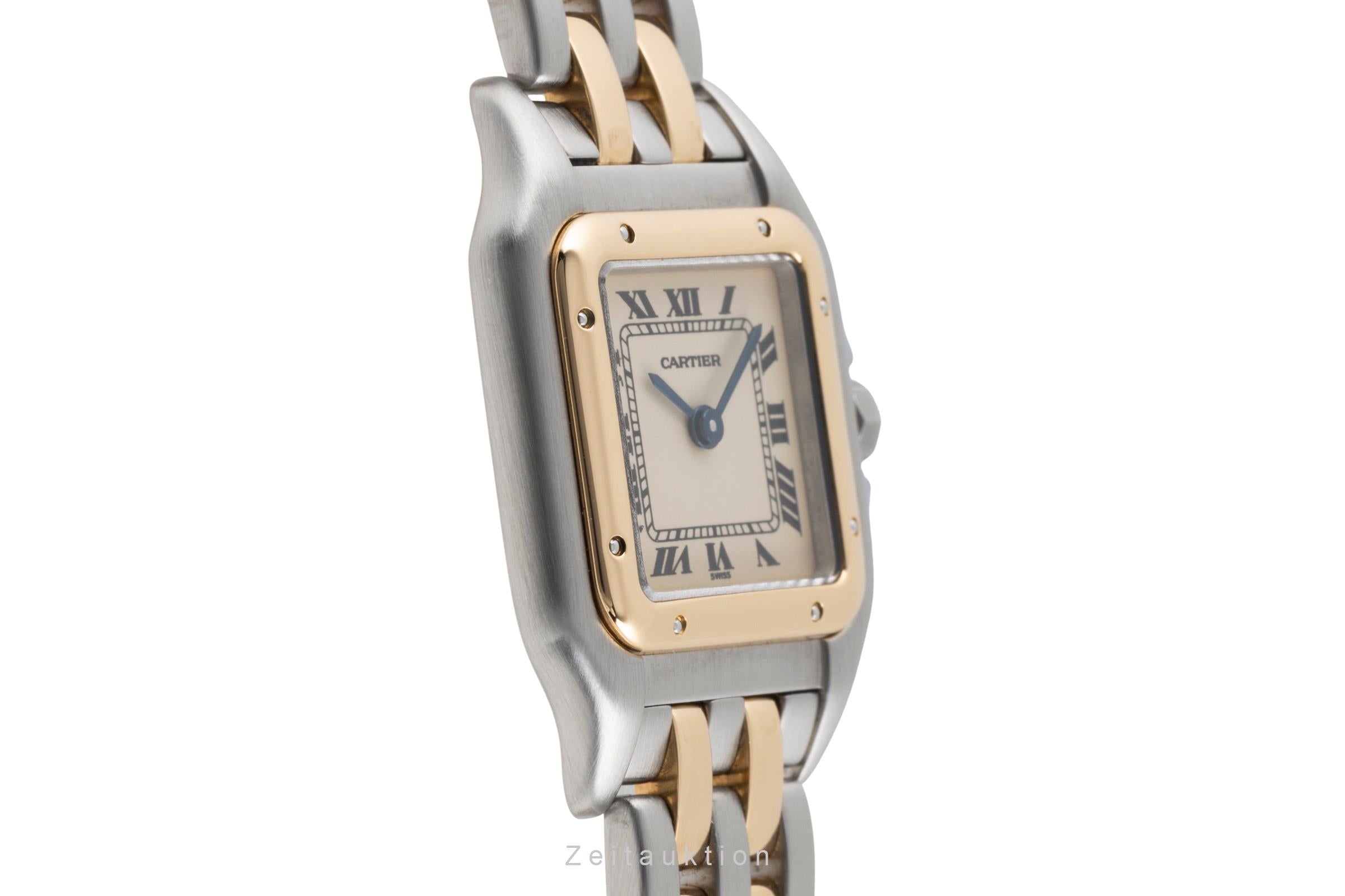 Cartier Panthere acier / or  quartz montre pour femmes W25029B6  [2506836]