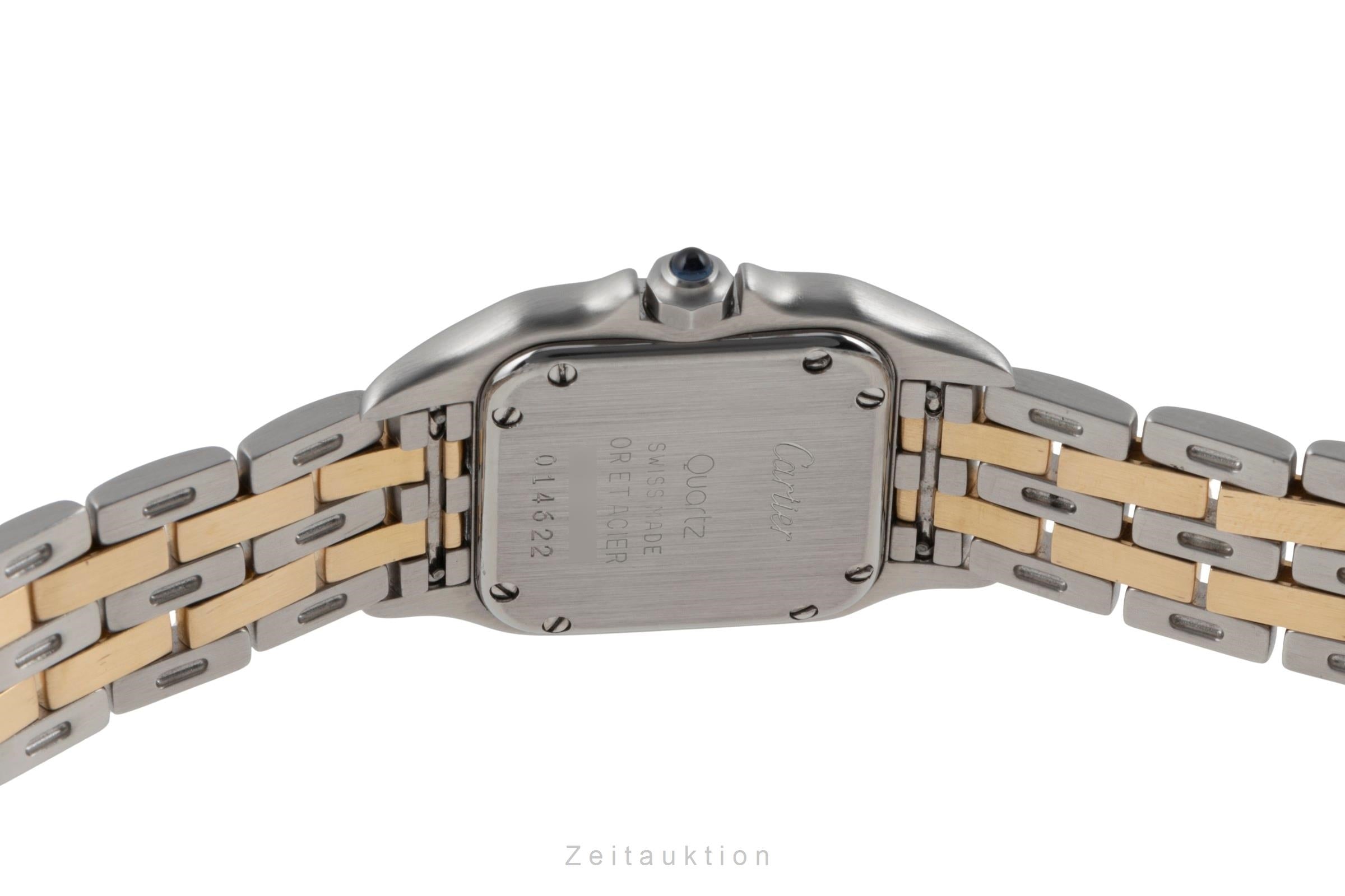Cartier Panthere acier / or  quartz montre pour femmes W25029B6  [2506836]