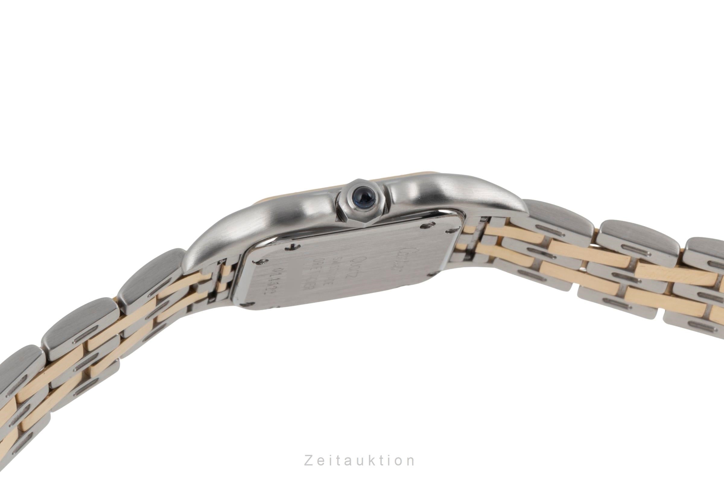 Cartier Panthere acier / or  quartz montre pour femmes W25029B6  [2506836]