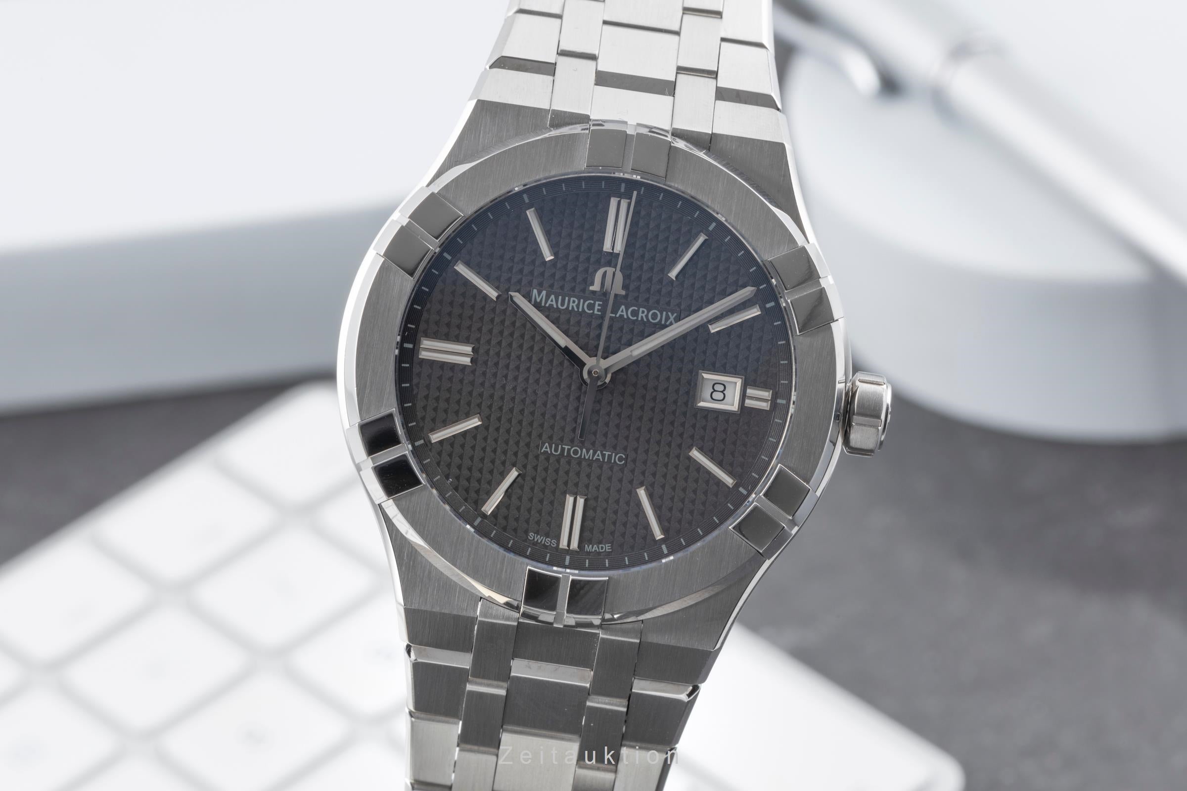 Maurice Lacroix Aikon steel automatic men's watch AI6008-SS009-230-Q	 LP: 2250EUR  [2506848]