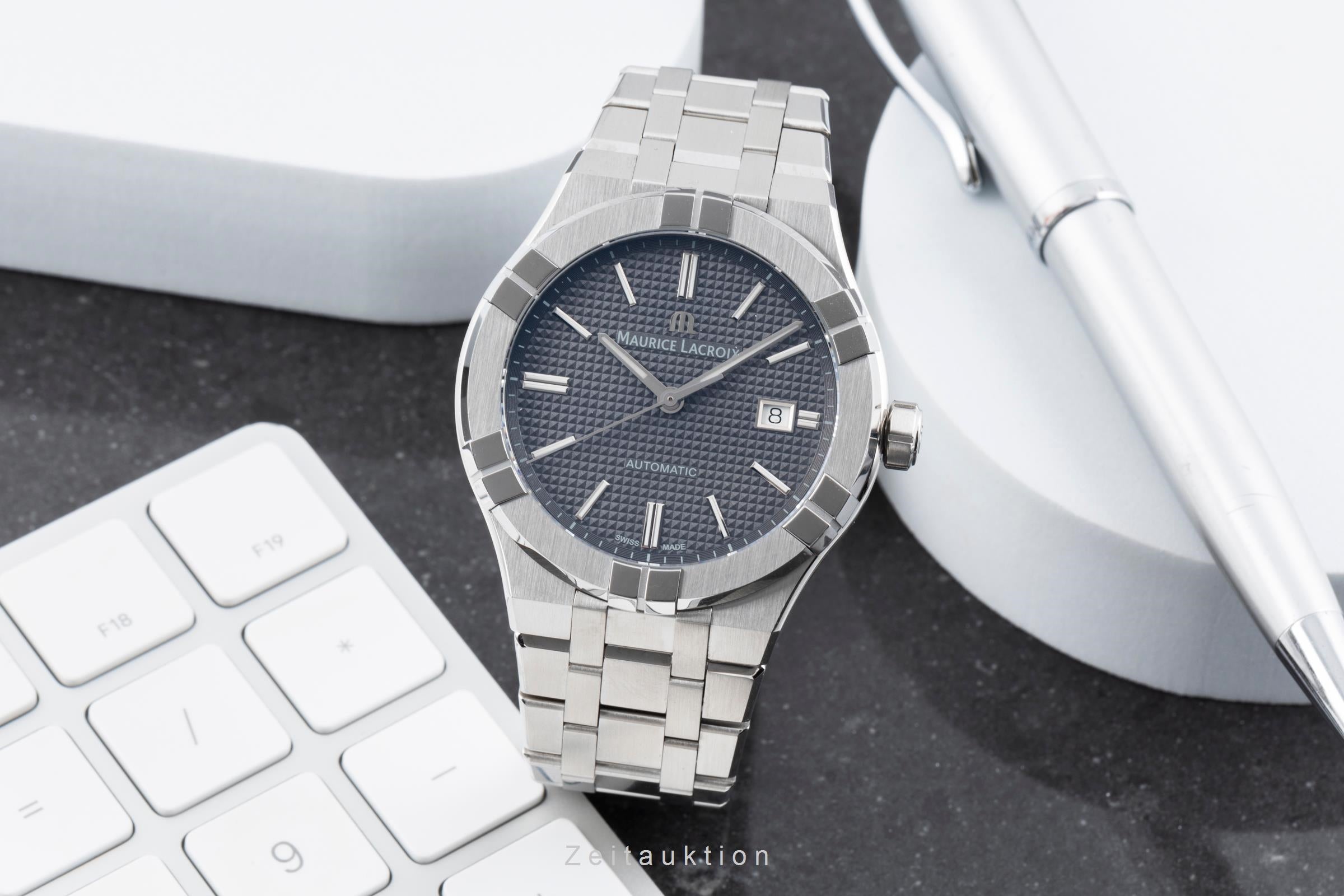 Maurice Lacroix Aikon Stahl Automatik Ref. AI6008-SS009-230-Q B&P 2025 [2506848]