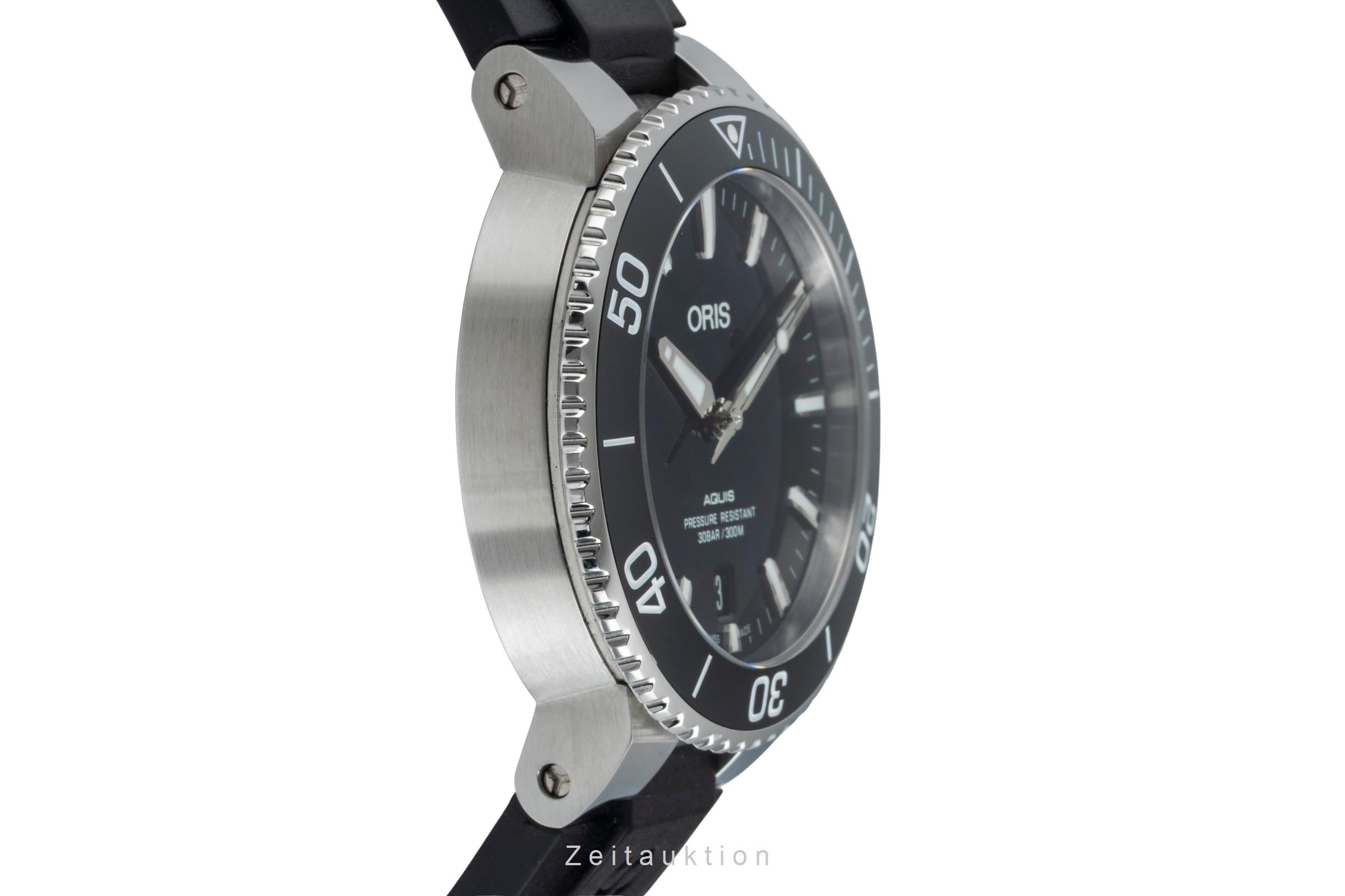 Oris Aquis Date Stahl Automatik Herrenuhr Ref. 01 733 7732 4135 Box & Papiere  [2506850]