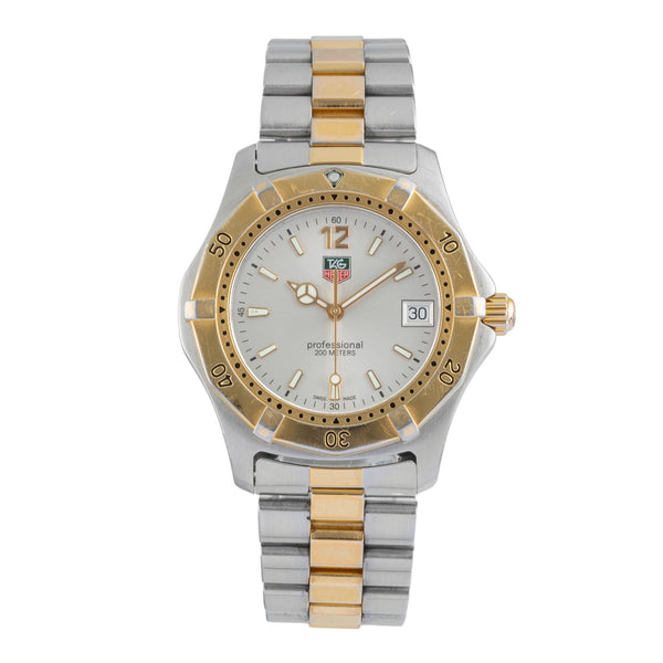 Tag Heuer Professional acier / doré quartz montre pour hommes WK1120-0  [2506859]