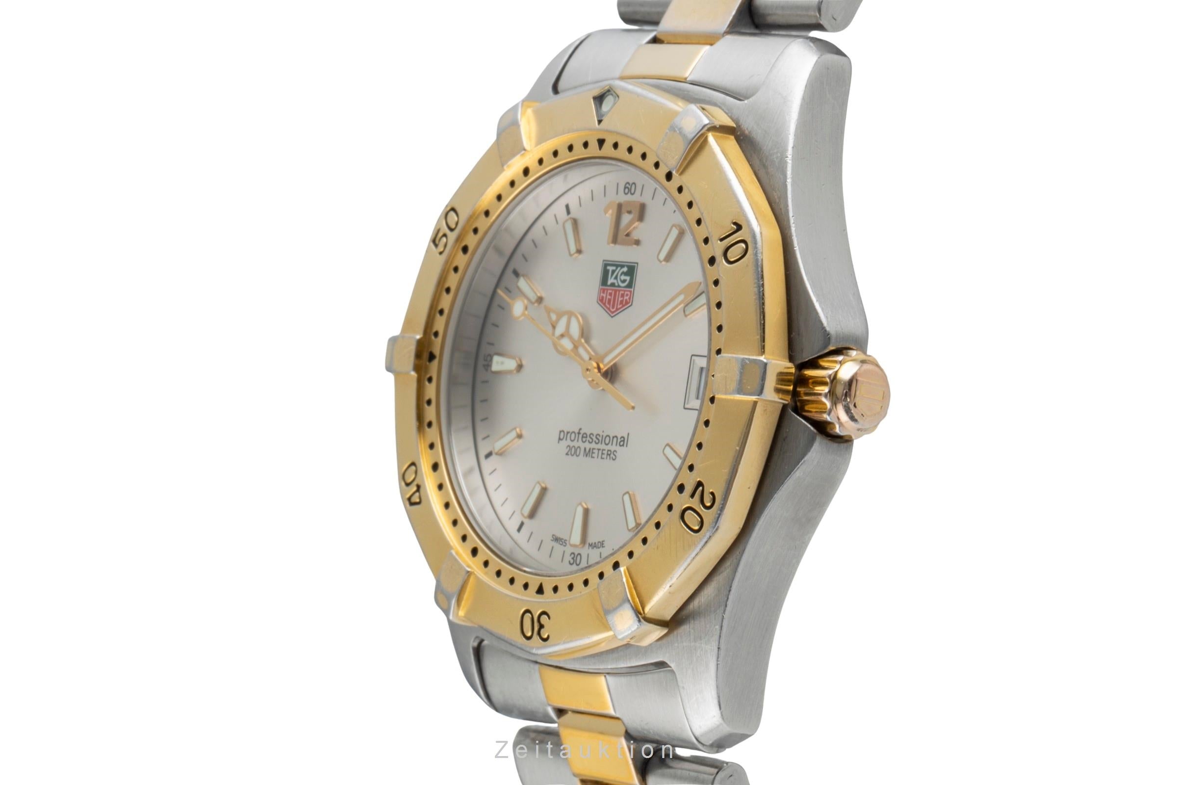 Tag Heuer Professional acier / doré quartz montre pour hommes WK1120-0  [2506859]