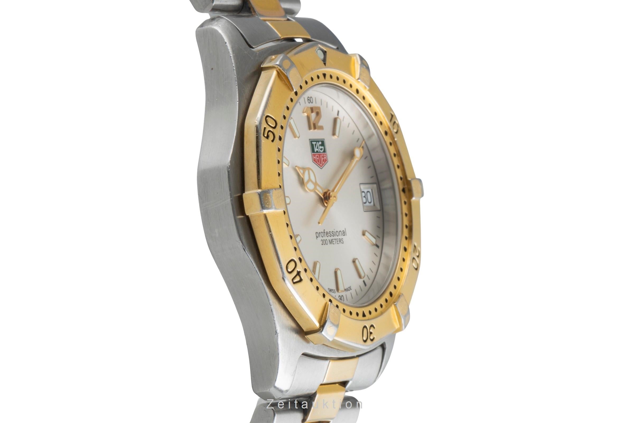 Tag Heuer Professional acier / doré quartz montre pour hommes WK1120-0  [2506859]