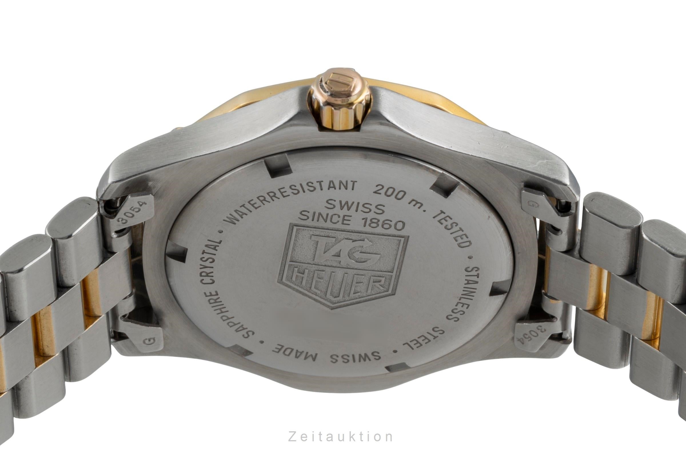 Tag Heuer Professional acier / doré quartz montre pour hommes WK1120-0  [2506859]