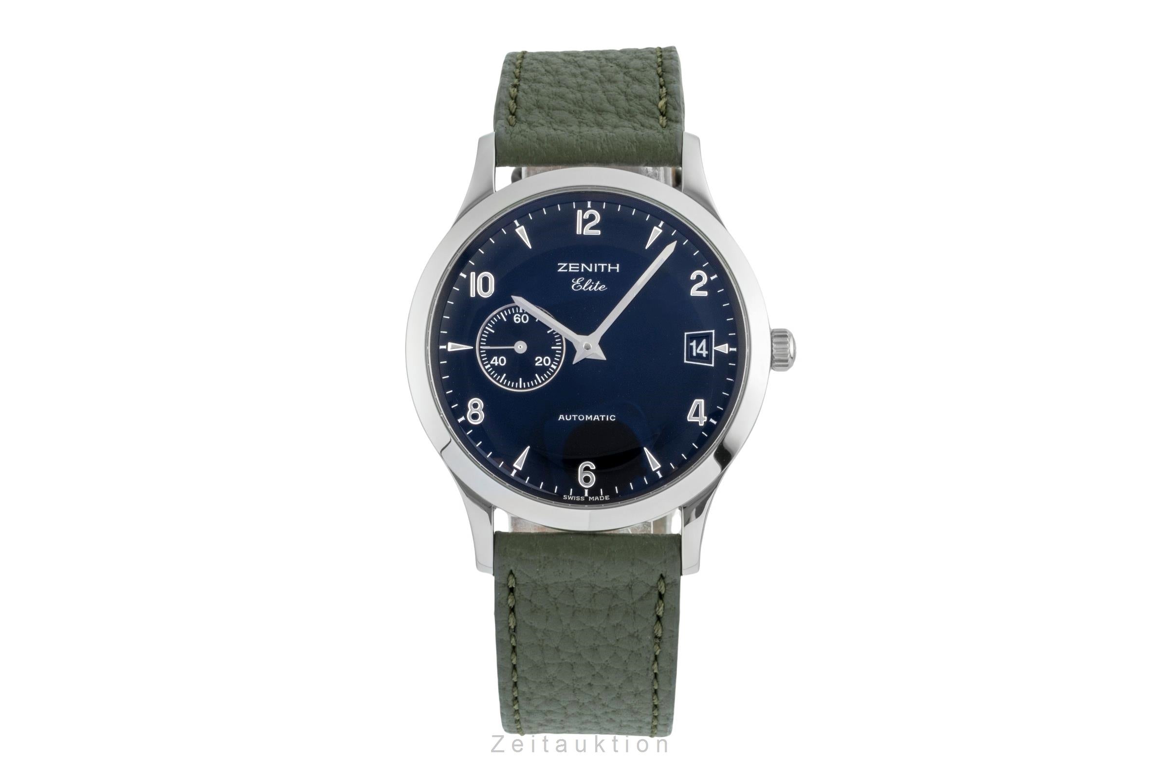 Zenith Elite Stahl Automatik Herrenuhr Ref. 01 0125 680  [2506862]