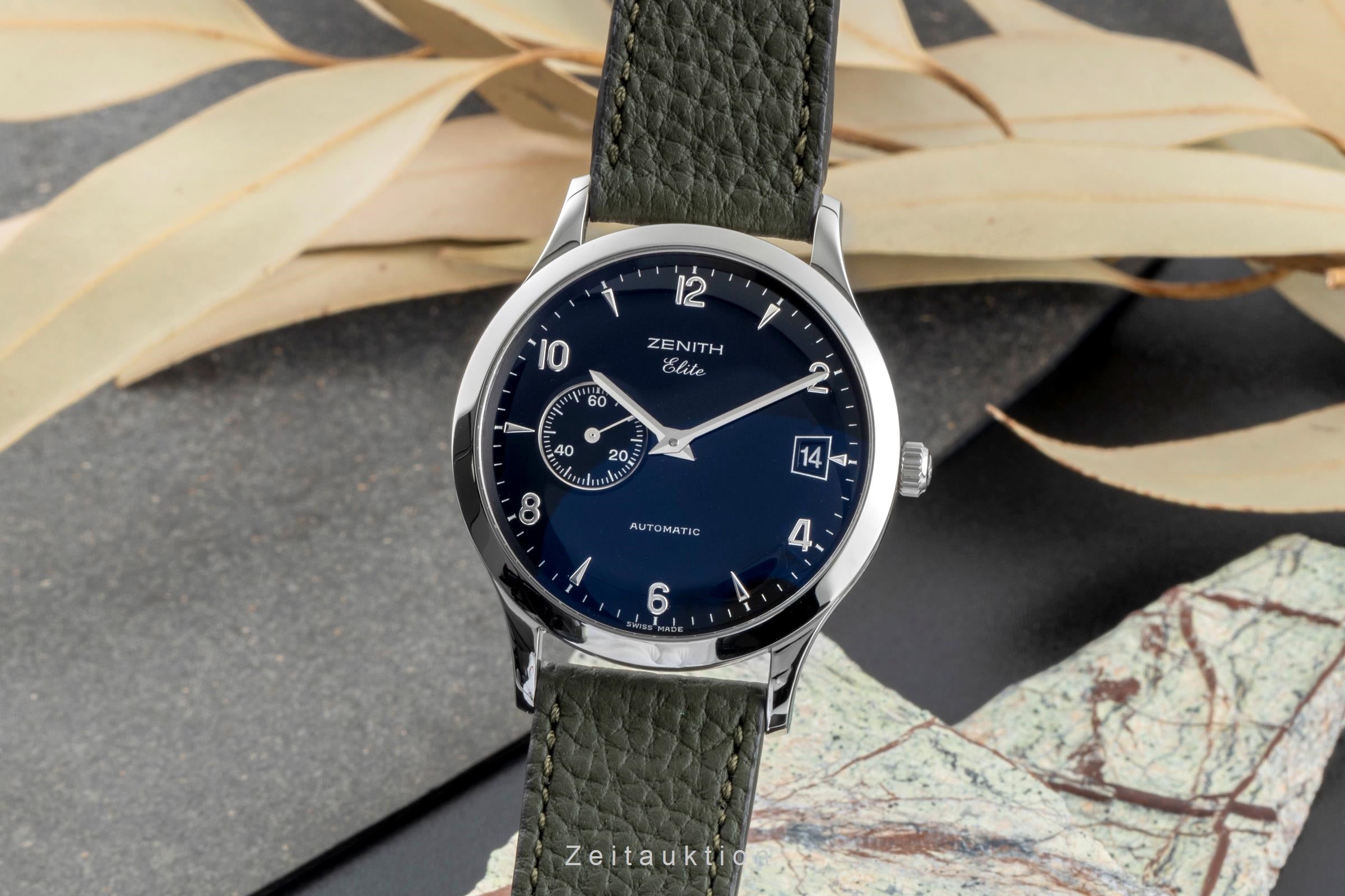 Zenith Elite Stahl Automatik Herrenuhr Ref. 01 0125 680  [2506862]