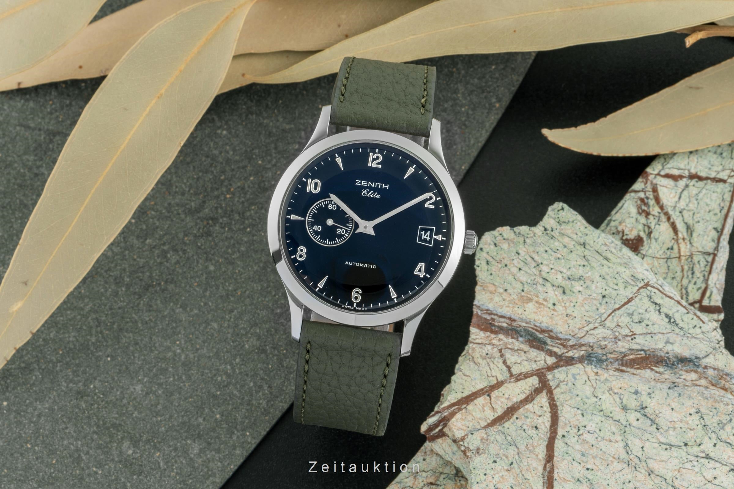 Zenith Elite Stahl Automatik Herrenuhr Ref. 01 0125 680  [2506862]