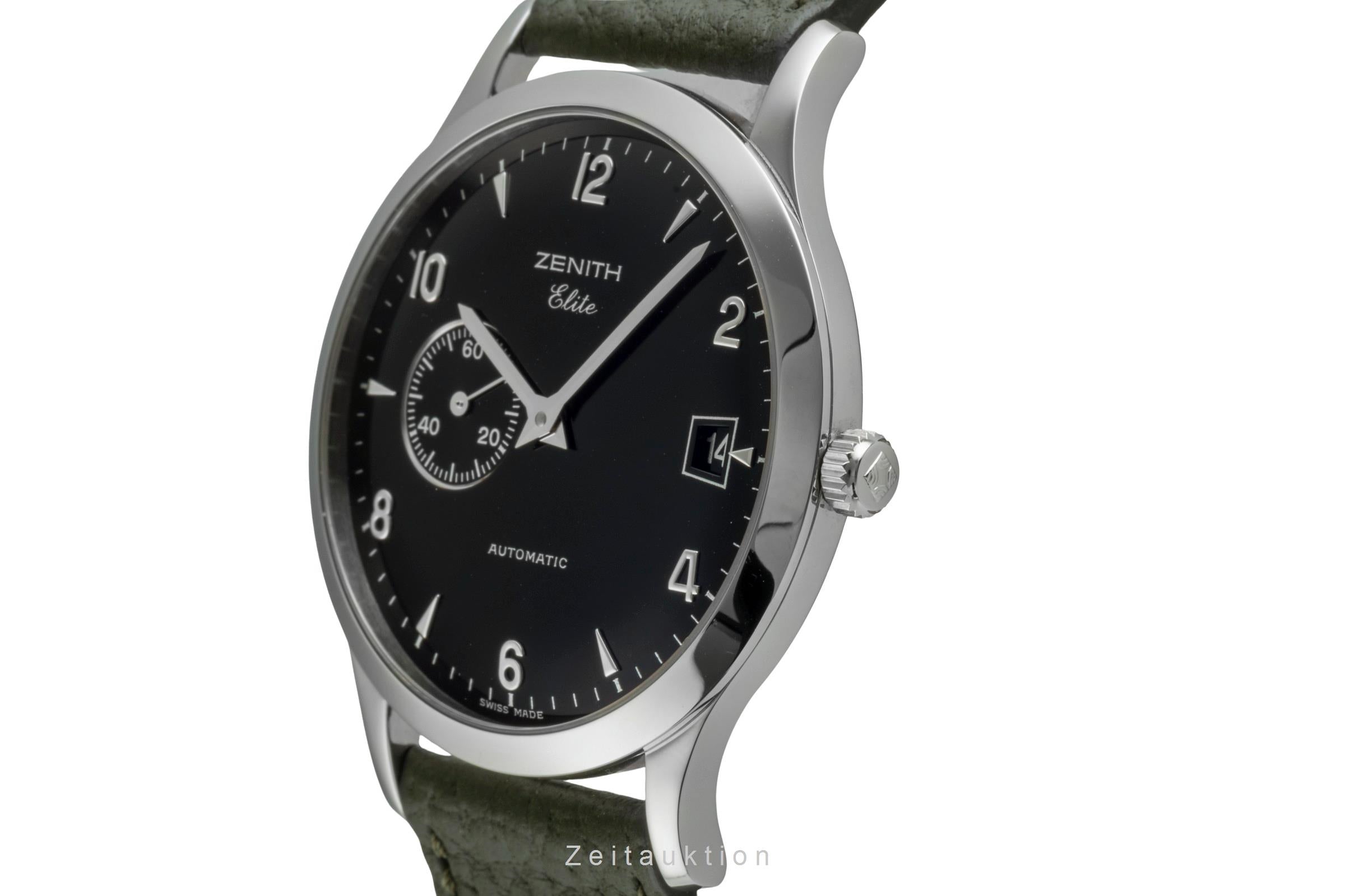 Zenith Elite Stahl Automatik Herrenuhr Ref. 01 0125 680  [2506862]