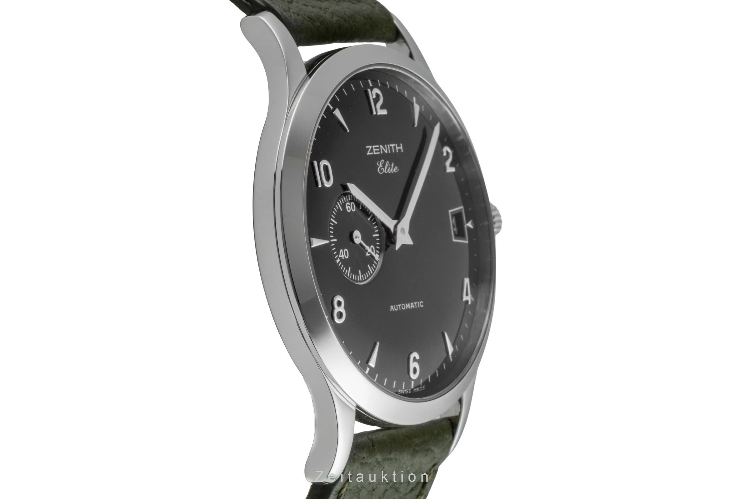 Zenith Elite Stahl Automatik Herrenuhr Ref. 01 0125 680  [2506862]