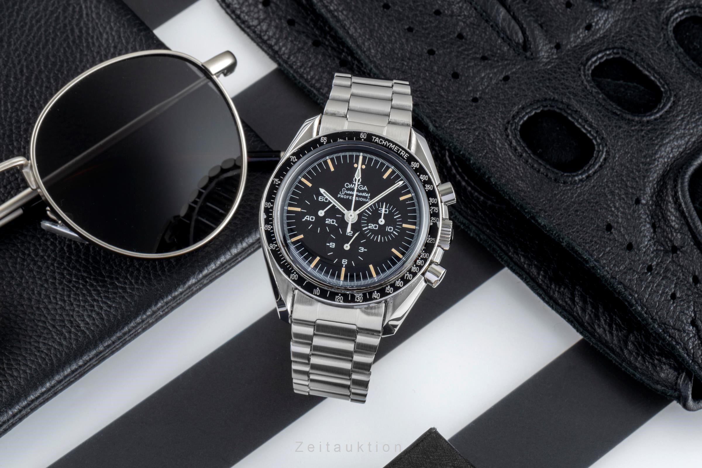 Omega Speedmaster Moonwatch Chronograph Stahl Handaufzug Ref. 3590.50.00 B&P [2506864]
