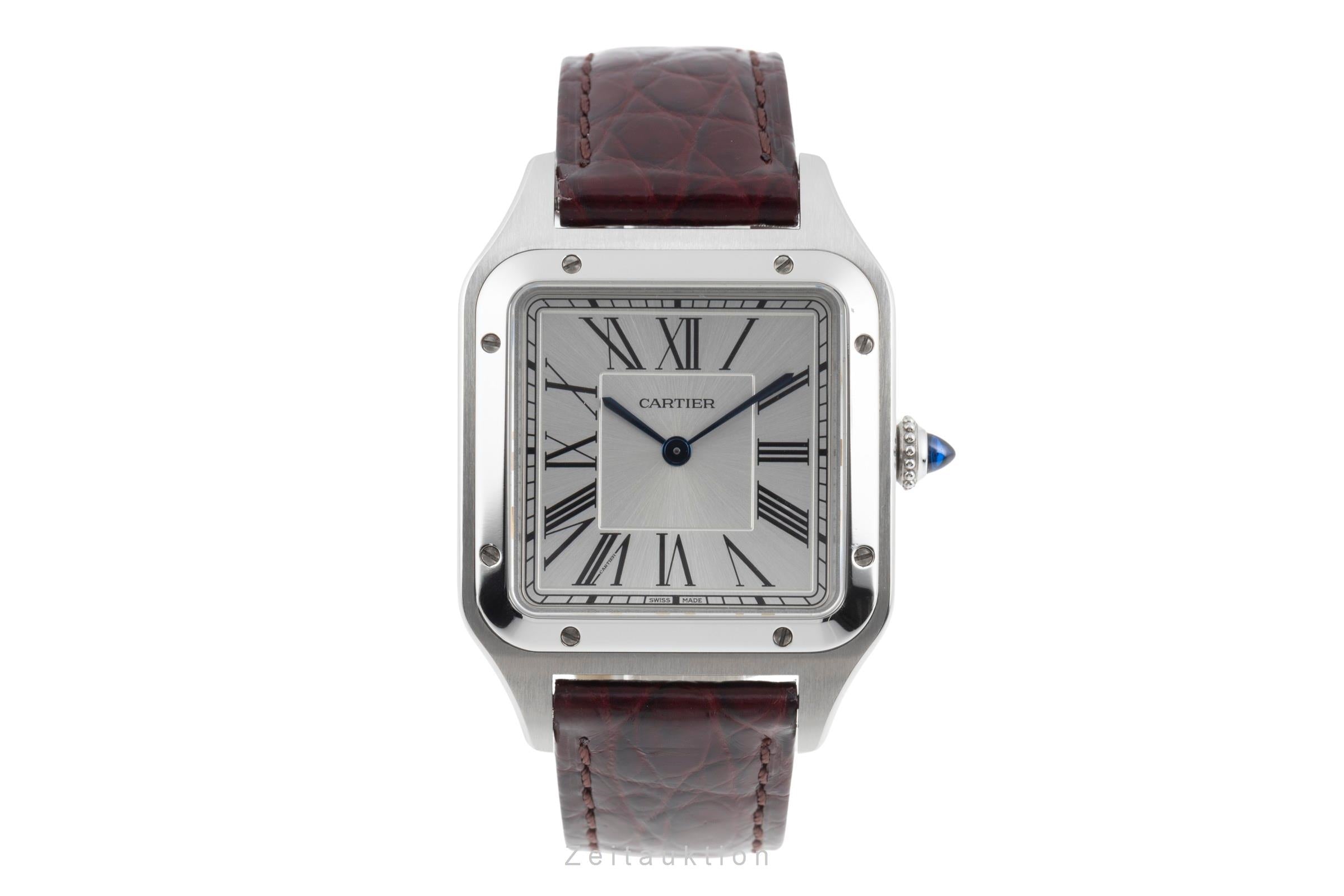 Cartier Santos Dumont acier quartz montre pour hommes WSSA0022 LP: 4950EUR  [2506869]