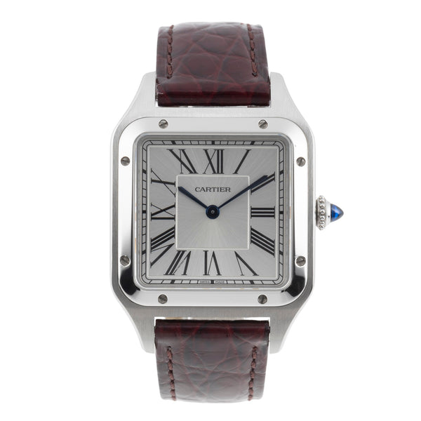 Cartier Santos Dumont acier quartz montre pour hommes WSSA0022 LP: 4950EUR  [2506869]