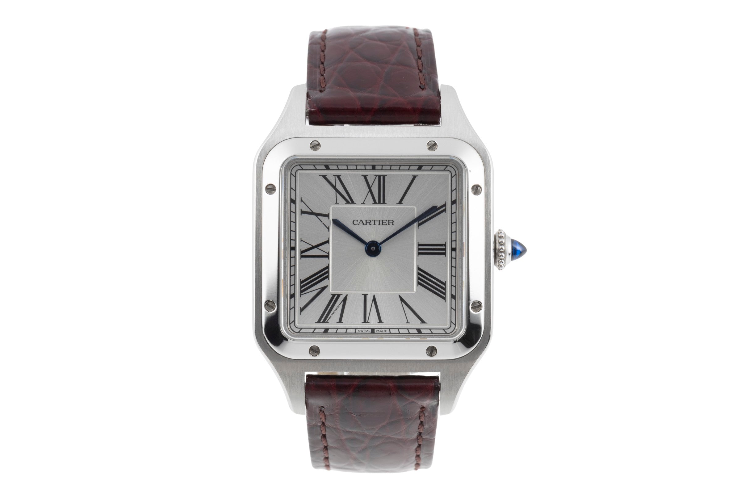 Cartier Santos Dumont acier quartz montre pour hommes WSSA0022 LP: 4950EUR  [2506869]