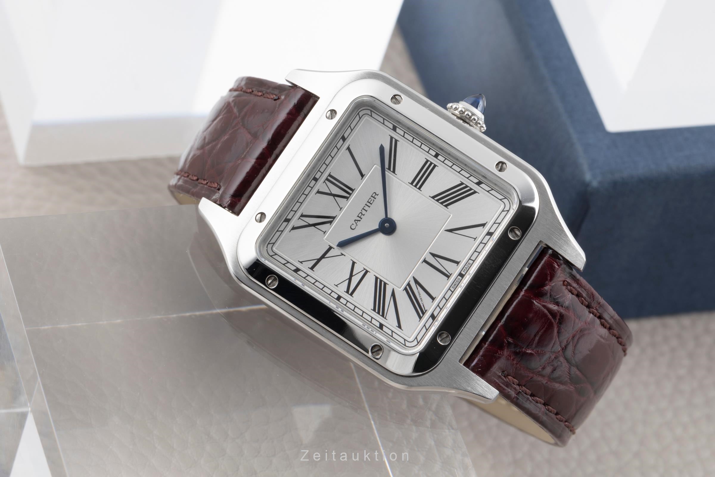 Cartier Santos Dumont acier quartz montre pour hommes WSSA0022 LP: 4950EUR  [2506869]