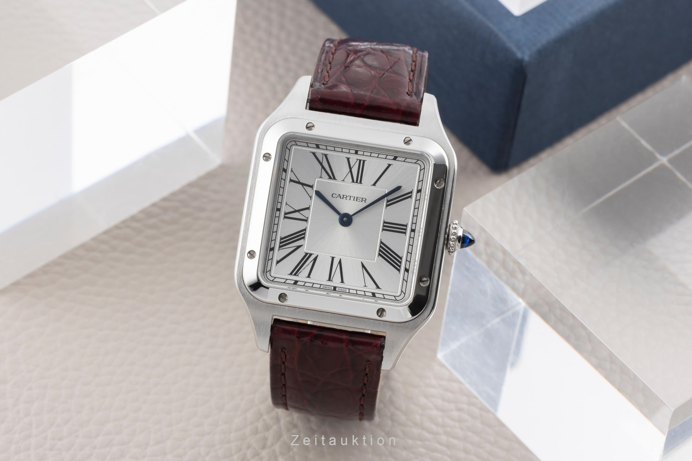 Cartier Santos Dumont acier quartz montre pour hommes WSSA0022 LP: 4950EUR  [2506869]