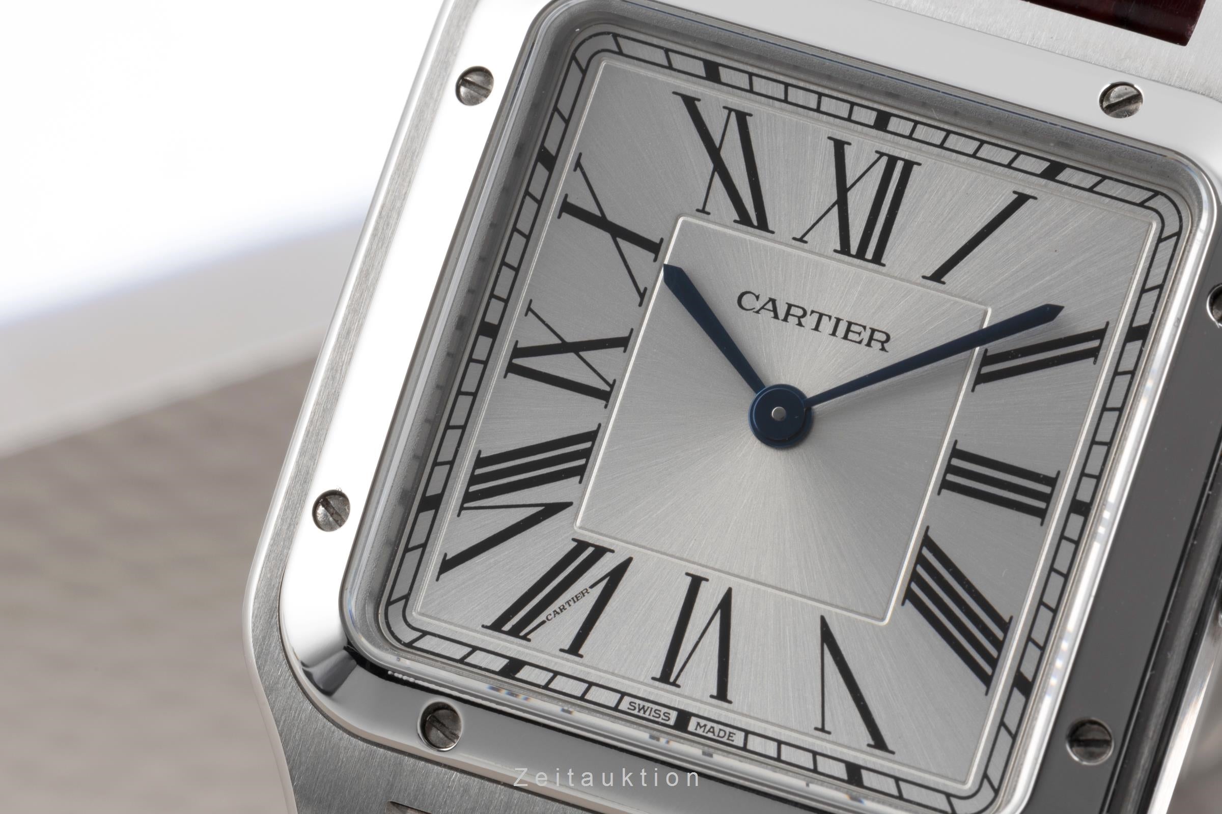 Cartier Santos Dumont acier quartz montre pour hommes WSSA0022 LP: 4950EUR  [2506869]