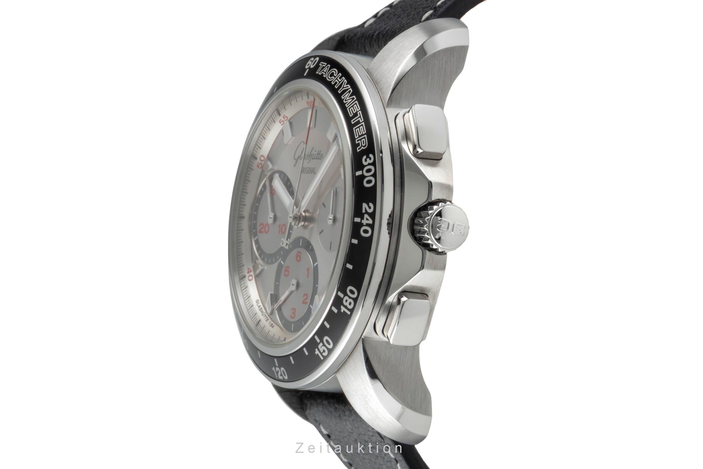 Glashütte Sport Evolution Chronograph Stahl Automatik Ref. 39-31-43-03 B&P 2010 [2506871]