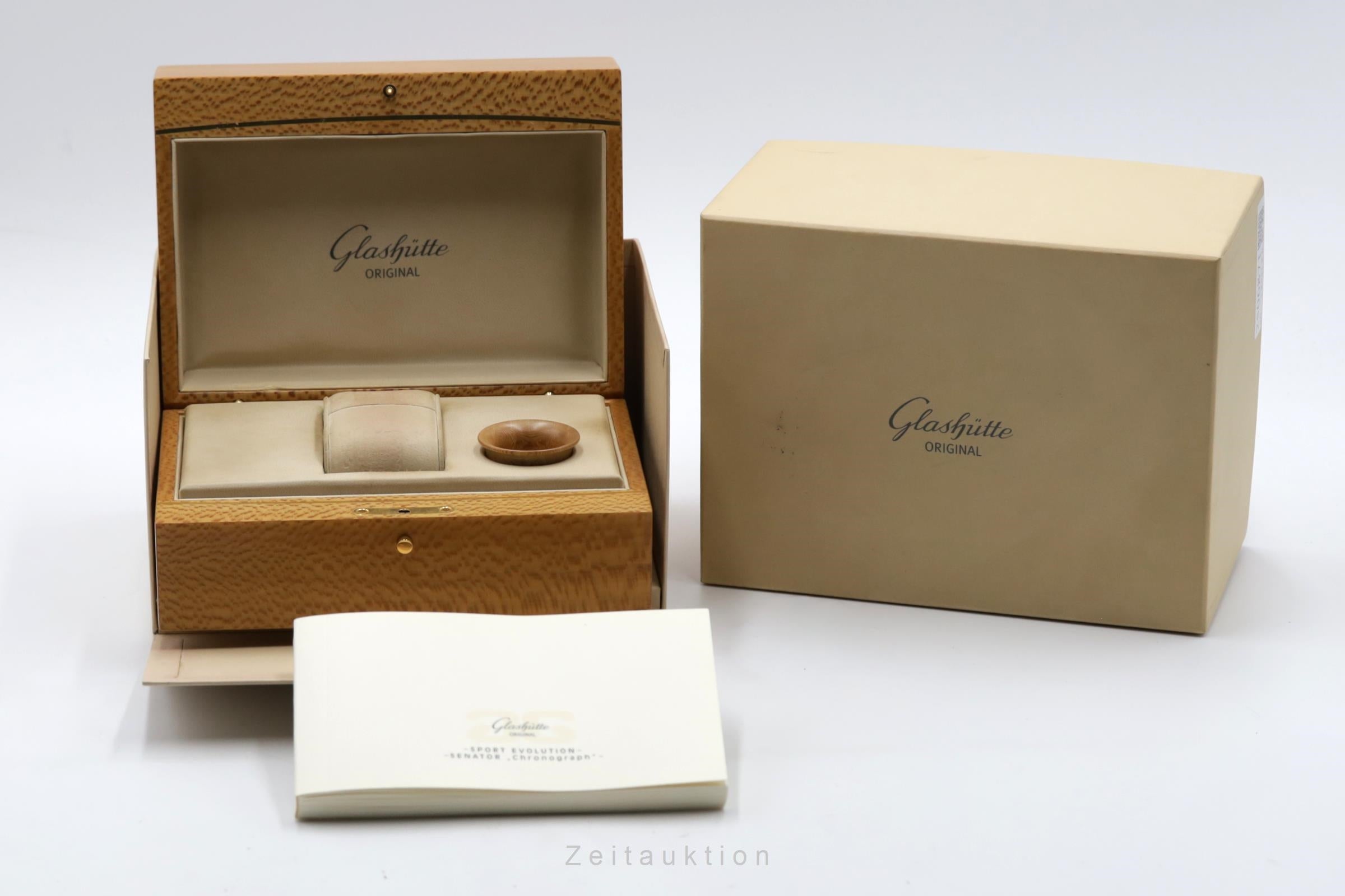 Glashütte Sport Evolution Chronograph Stahl Automatik Ref. 39-31-43-03 B&P 2010 [2506871]