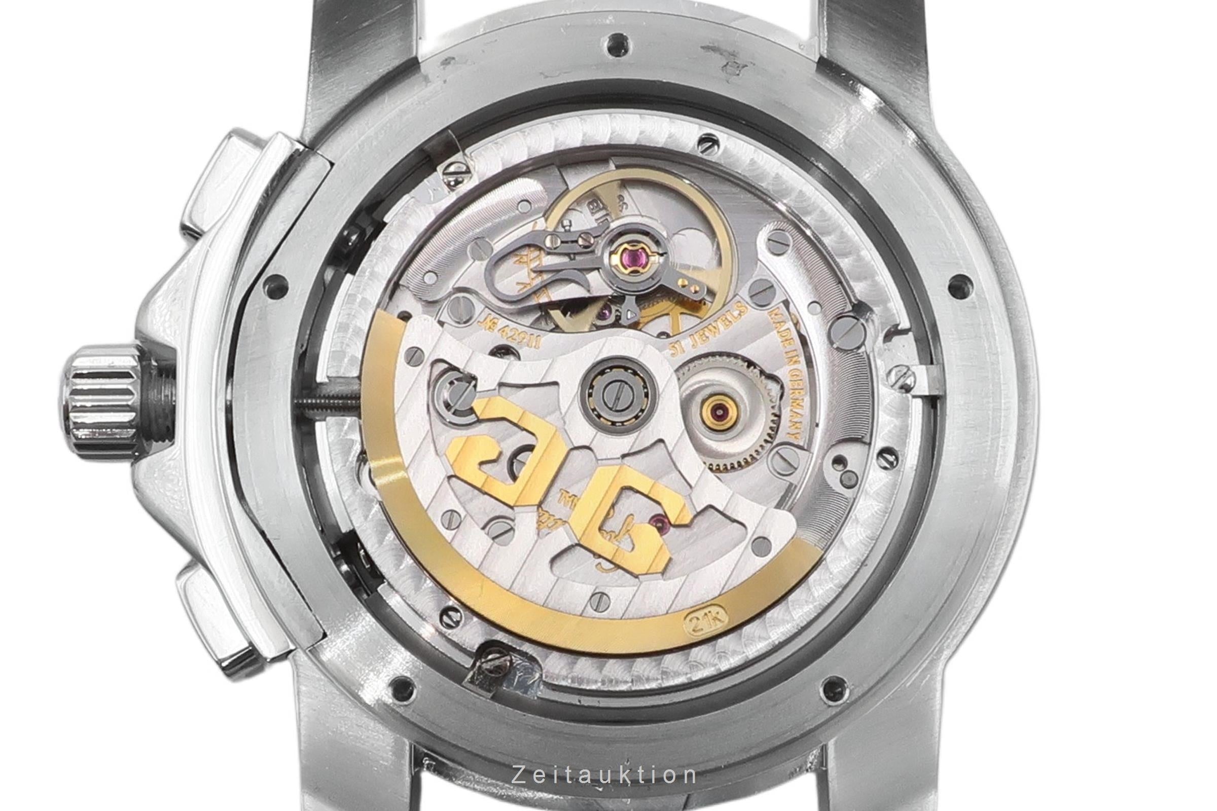 Glashütte Sport Evolution Chronograph Stahl Automatik Ref. 39-31-43-03 B&P 2010 [2506871]