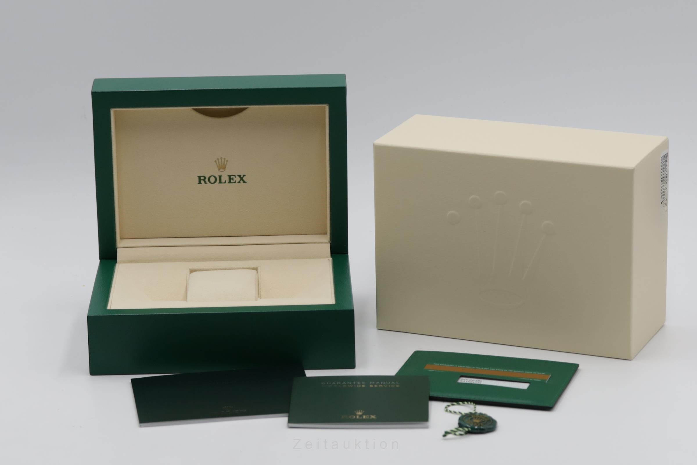 Rolex Datejust 41 Wimbledon Stahl Weissgold Automatik Herrenuhr 126334 B&P 2019 [2506882]