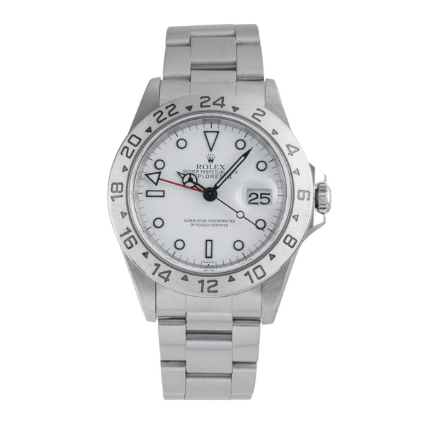 Rolex Explorer II steel automatic men's watch 16570  [2506885]