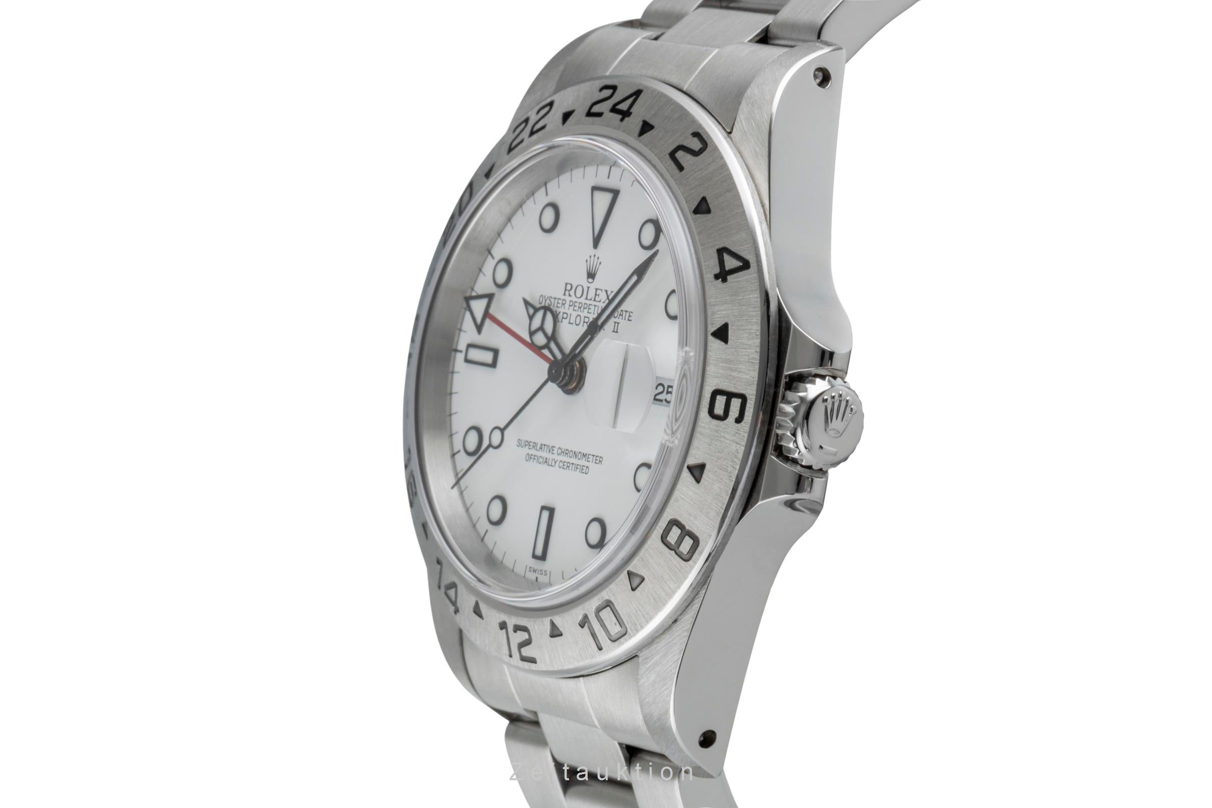 Rolex Explorer II steel automatic men's watch 16570  [2506885]