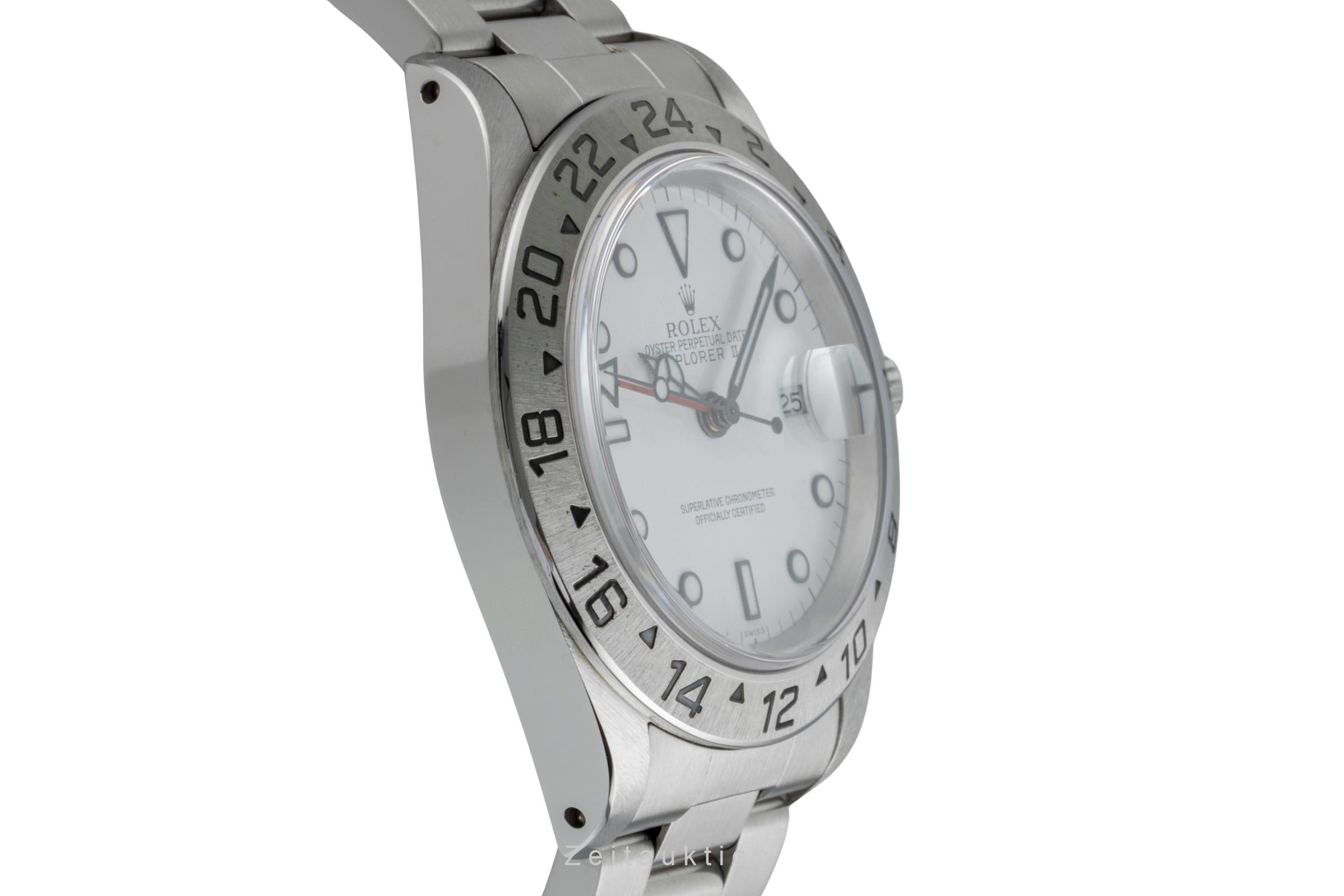 Rolex Explorer II steel automatic men's watch 16570  [2506885]